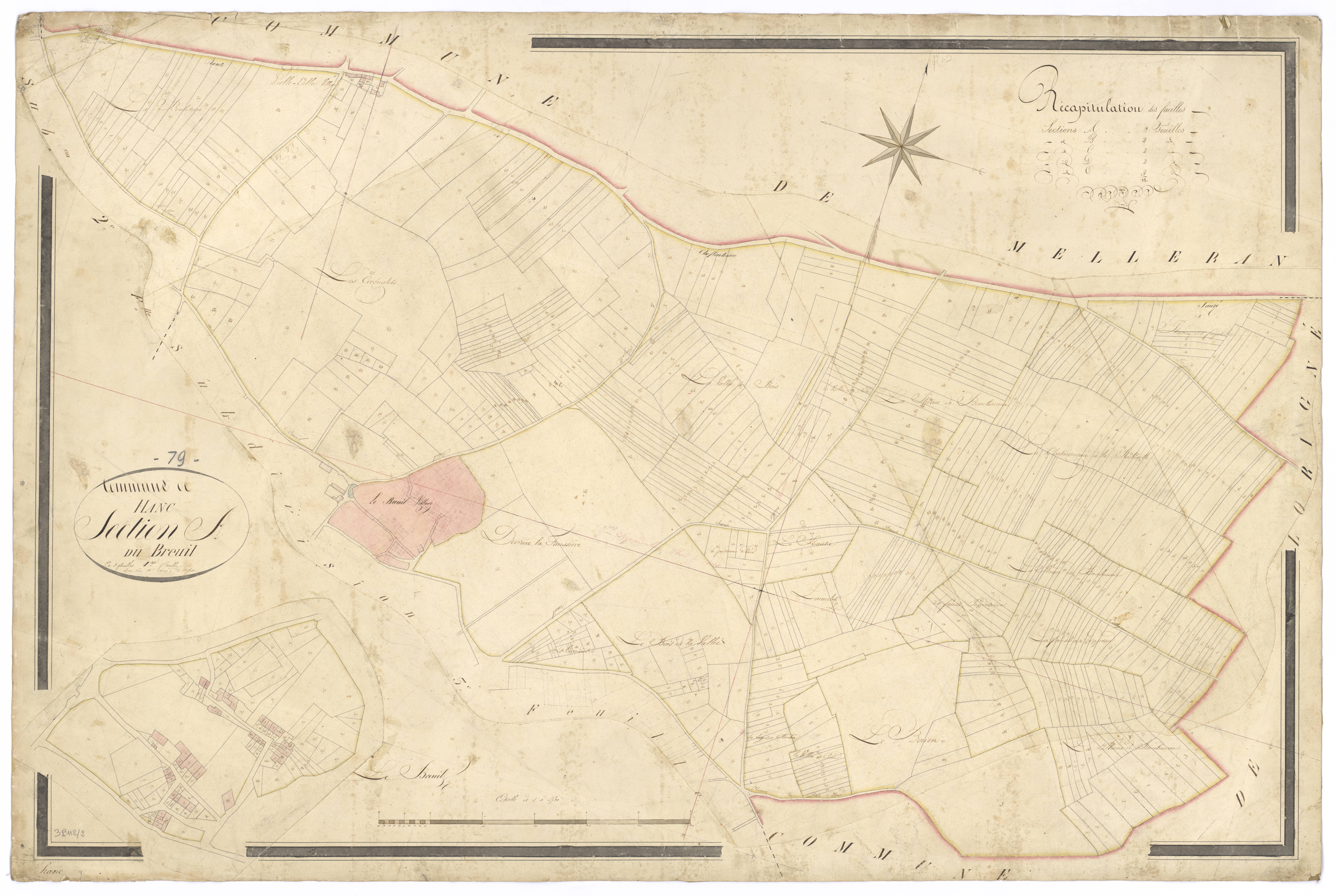 Hanc - FRAD079_CADASTRE_NAPOLEONIEN Section A1 dite du Breuil 