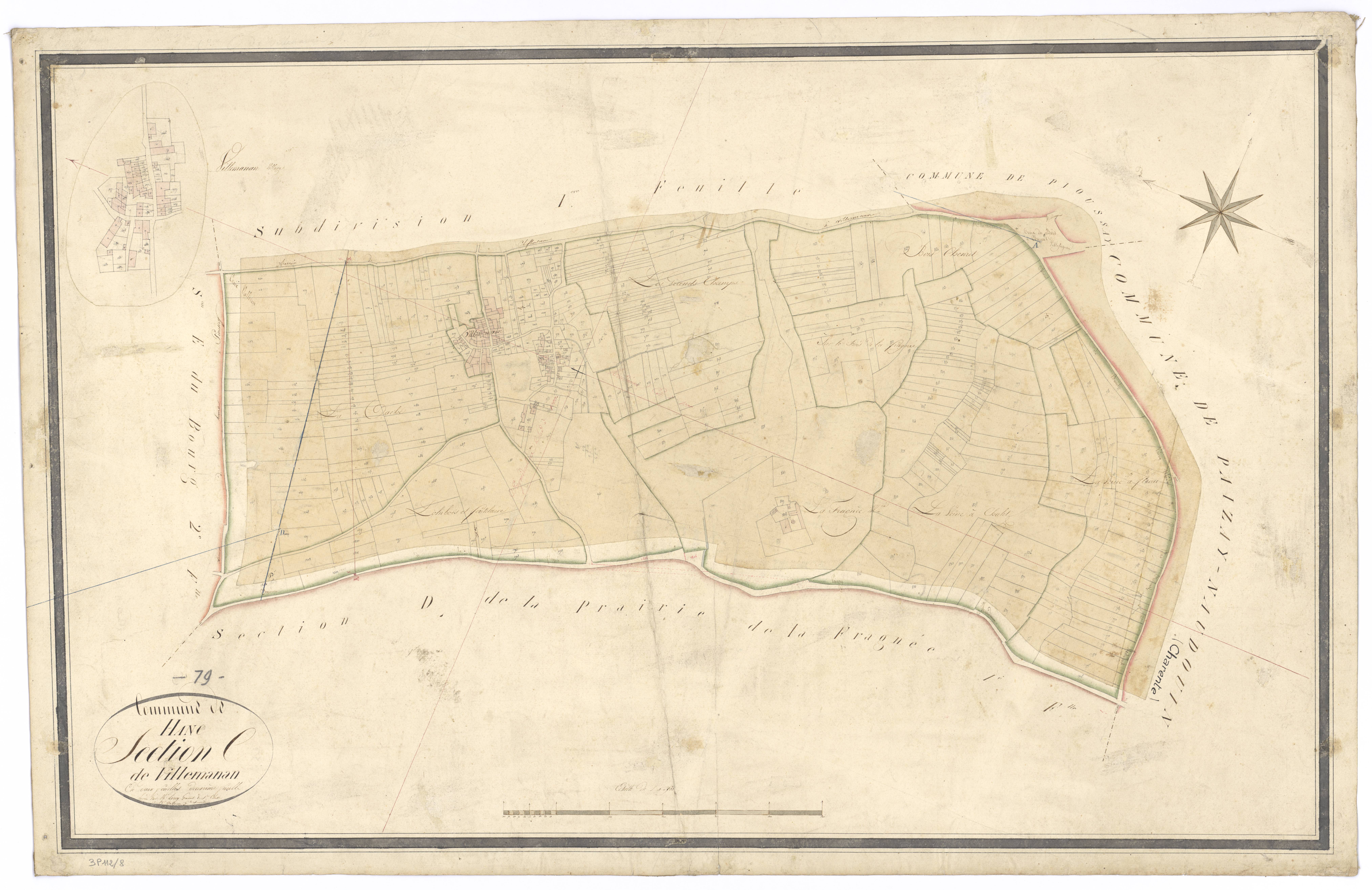 Hanc - FRAD079_CADASTRE_NAPOLEONIEN Section C2 dite de Villemanan