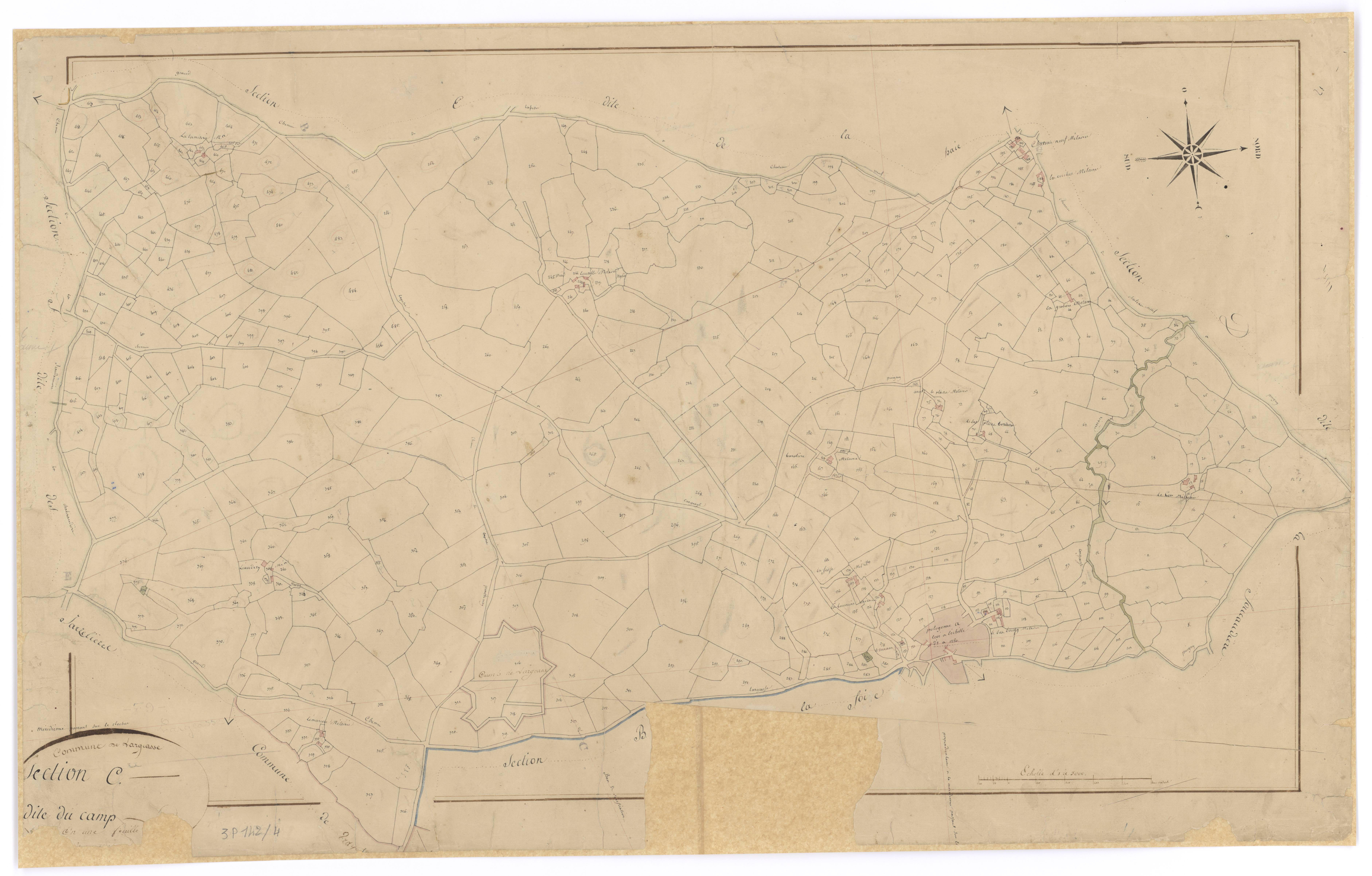 Largeasse - FRAD079_CADASTRE_NAPOLEONIEN Section C dite du Camp 