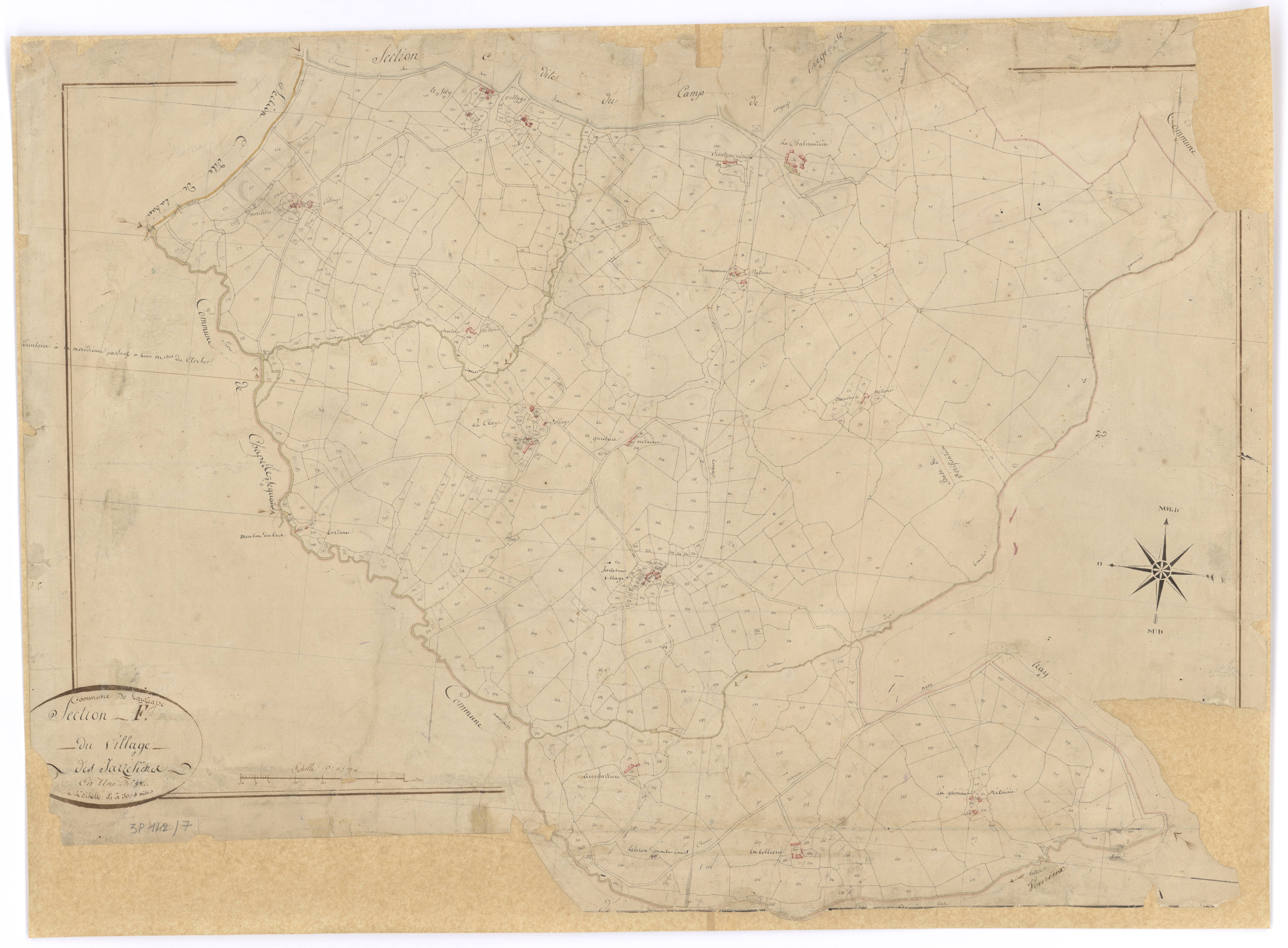 Largeasse - FRAD079_CADASTRE_NAPOLEONIEN Section F dite des Jarrelières 