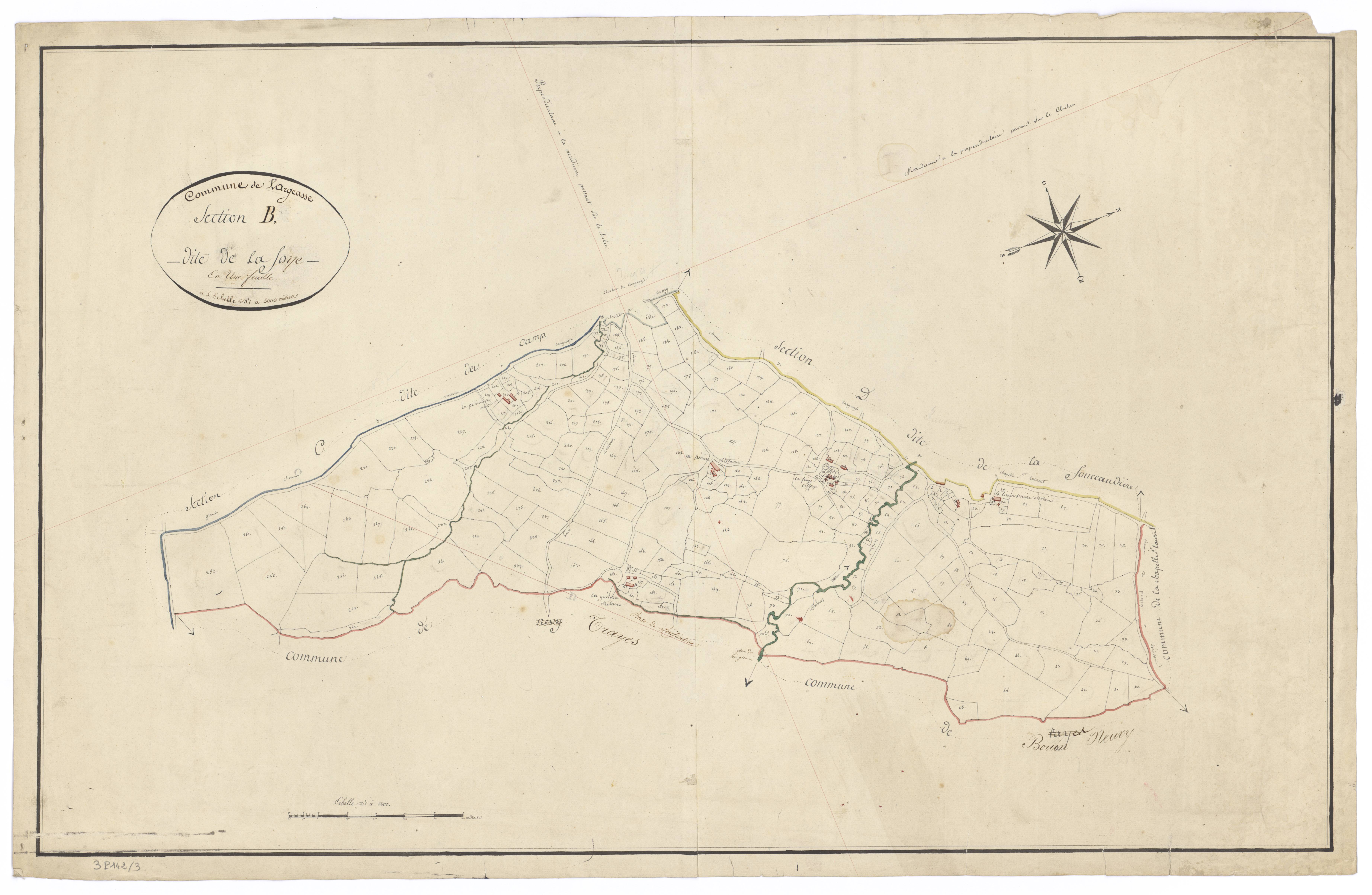 Largeasse - FRAD079_CADASTRE_NAPOLEONIEN Section B dite de la Foye 