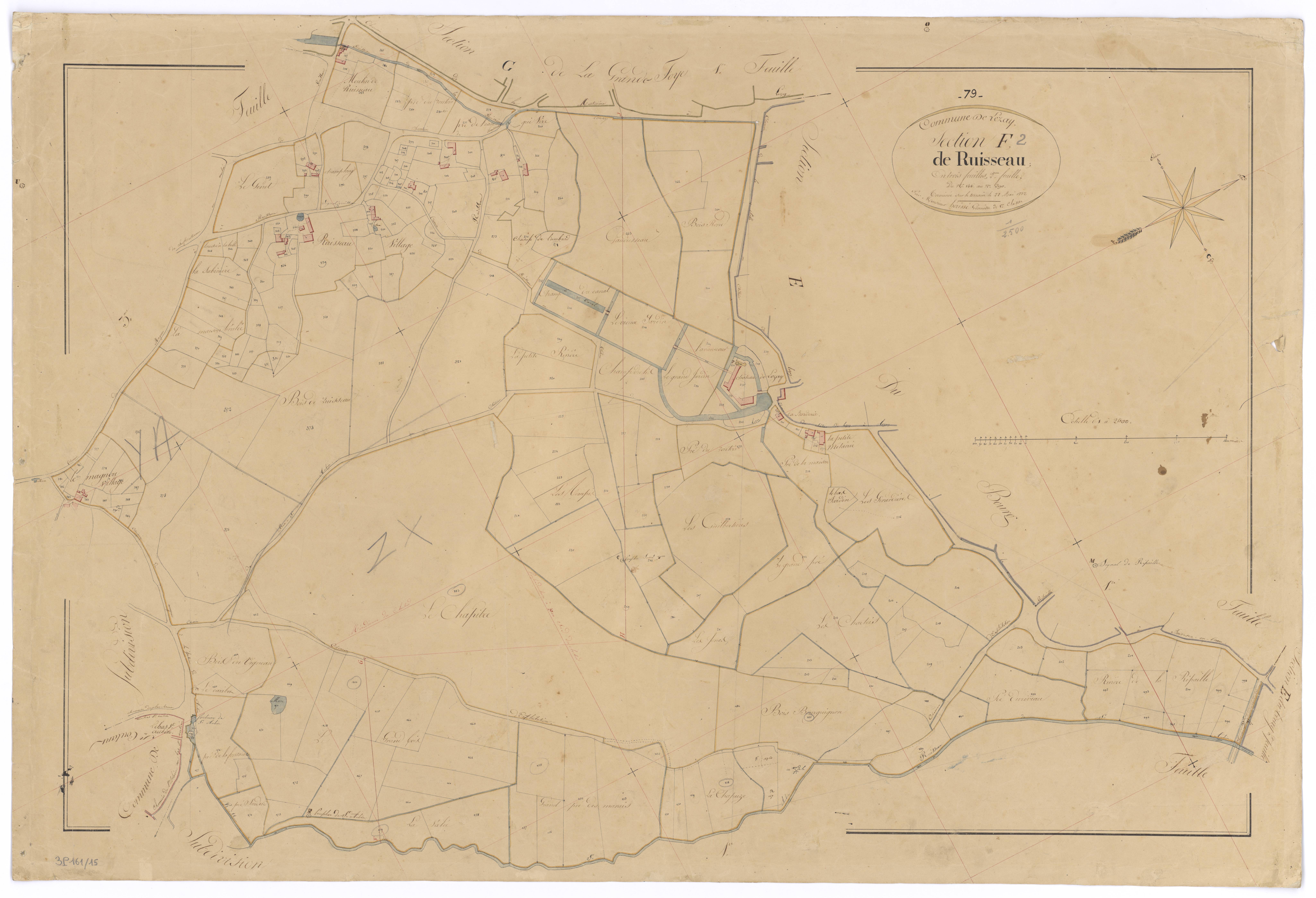 Lezay - FRAD079_CADASTRE_NAPOLEONIEN Section F2 dite de Ruisseau 