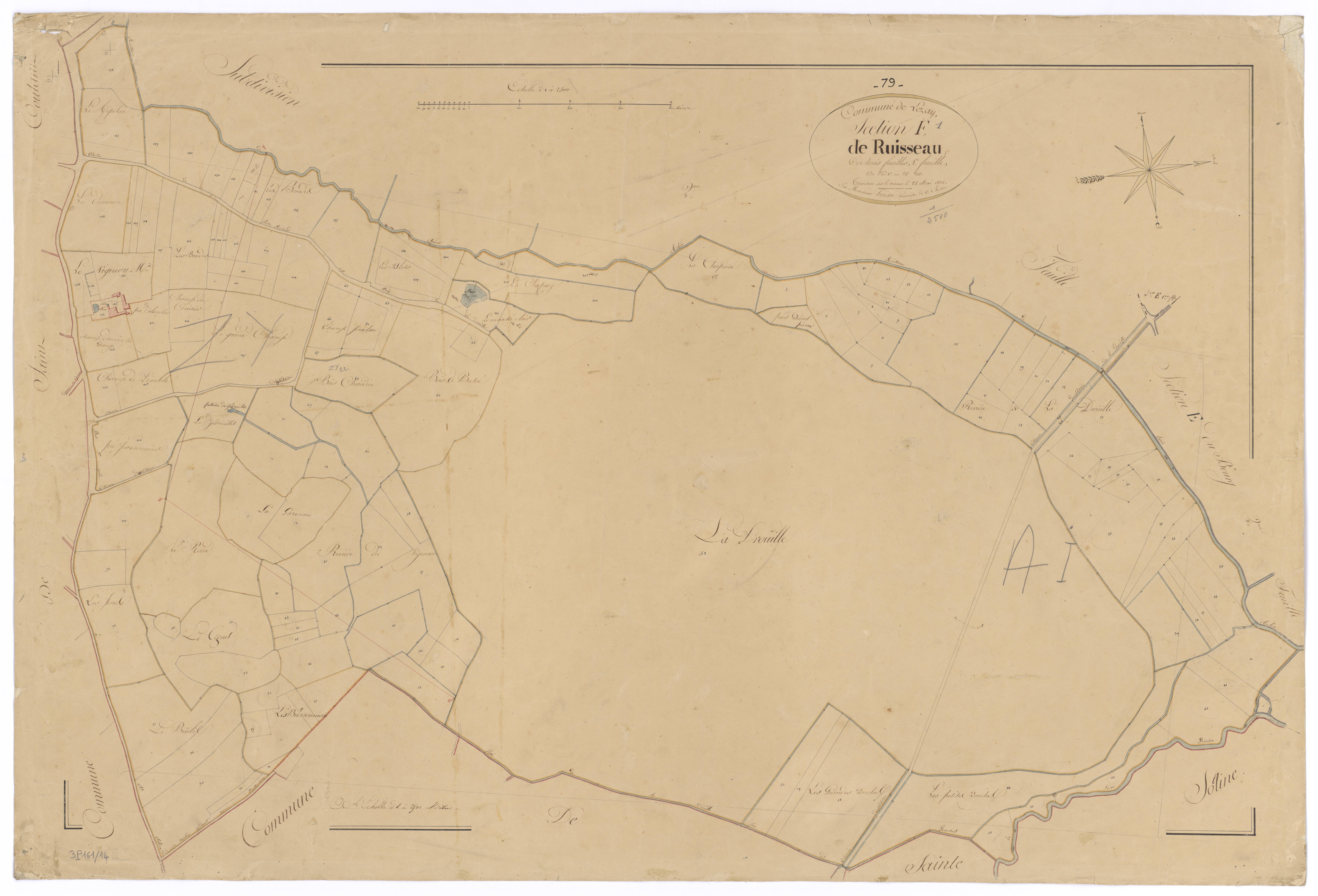 Lezay - FRAD079_CADASTRE_NAPOLEONIEN Section F1 dite de Ruisseau 