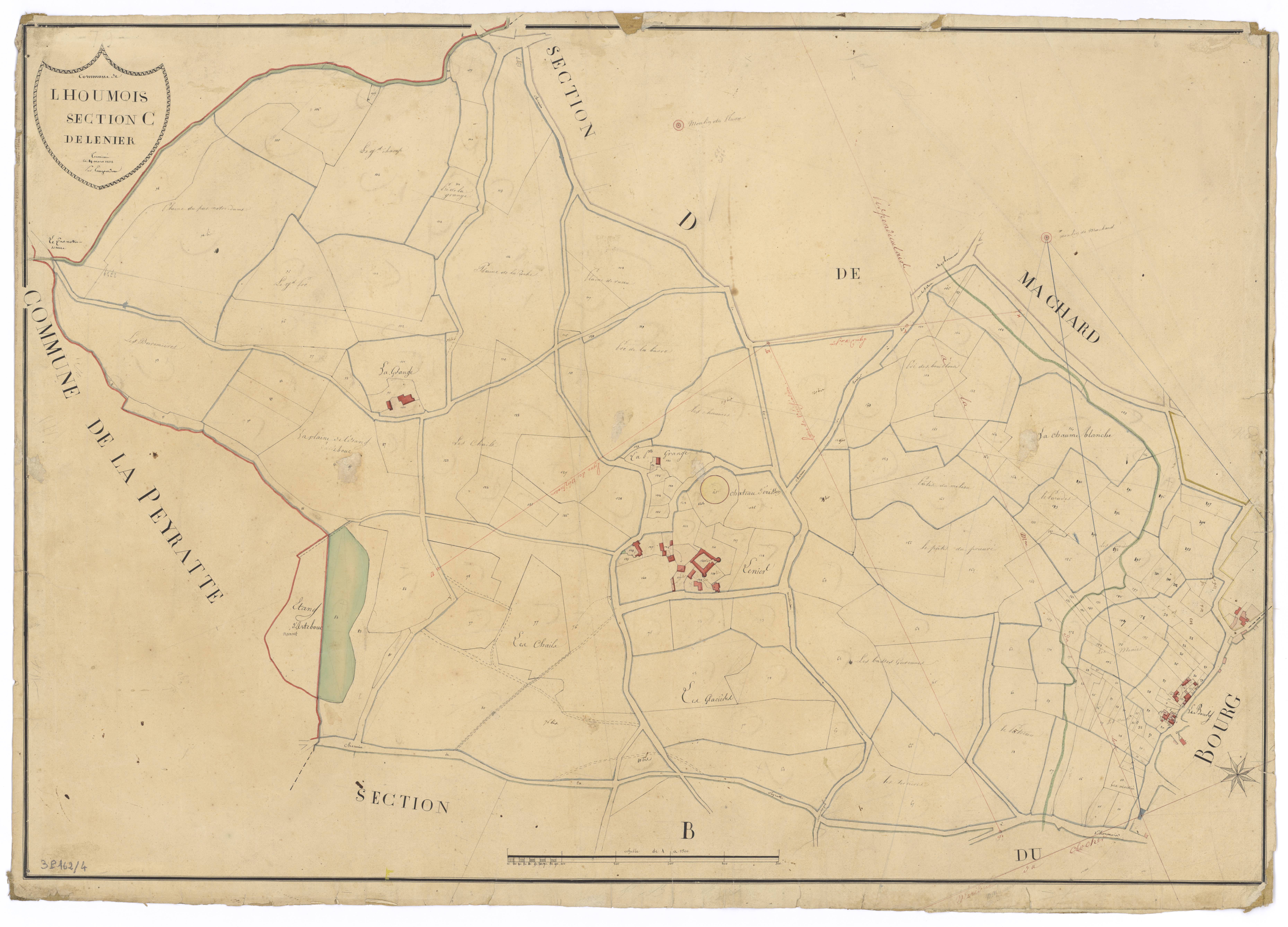 Lhoumois - FRAD079_CADASTRE_NAPOLEONIEN Section C de Lenier 