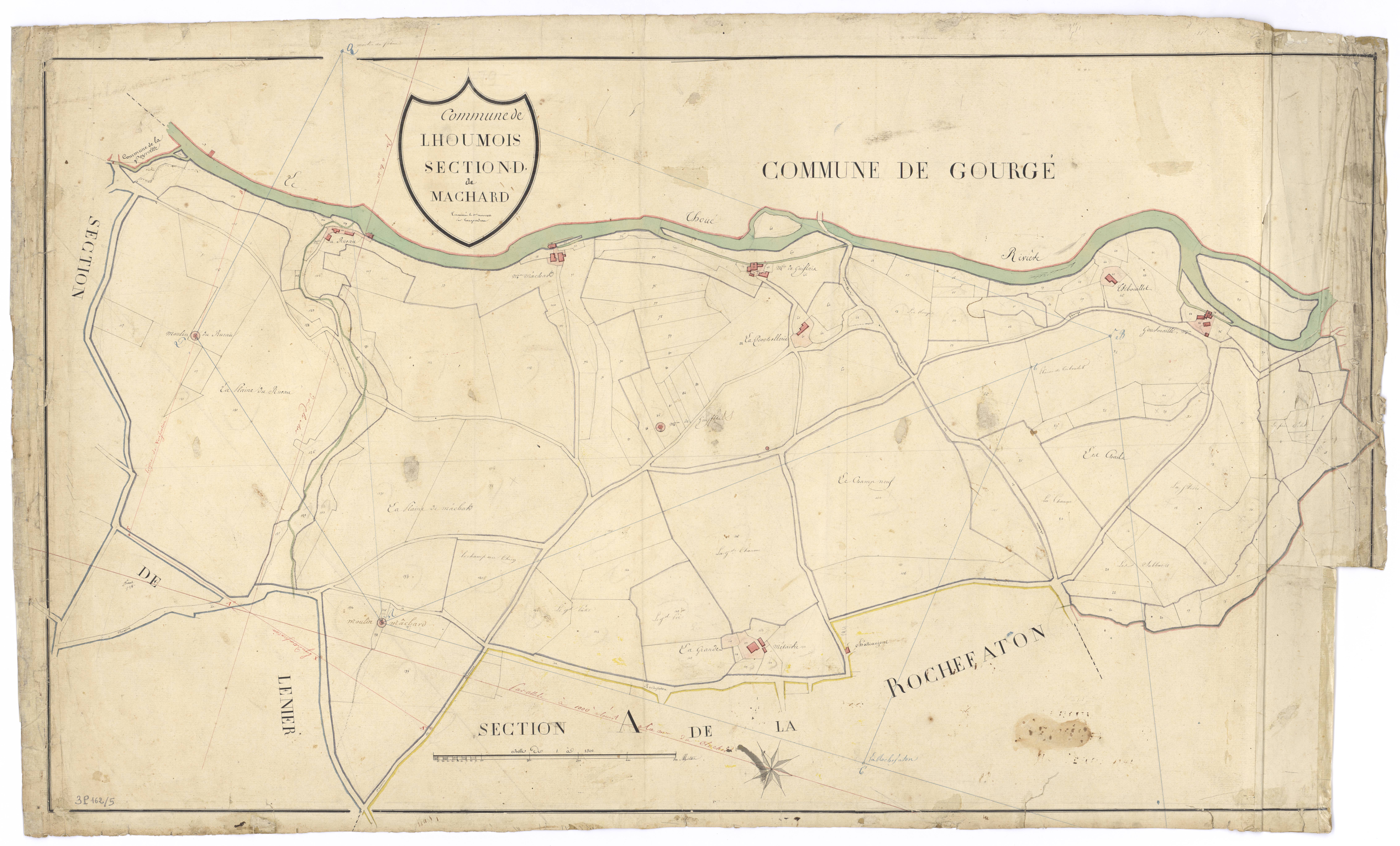 Lhoumois - FRAD079_CADASTRE_NAPOLEONIEN Section D de Machard