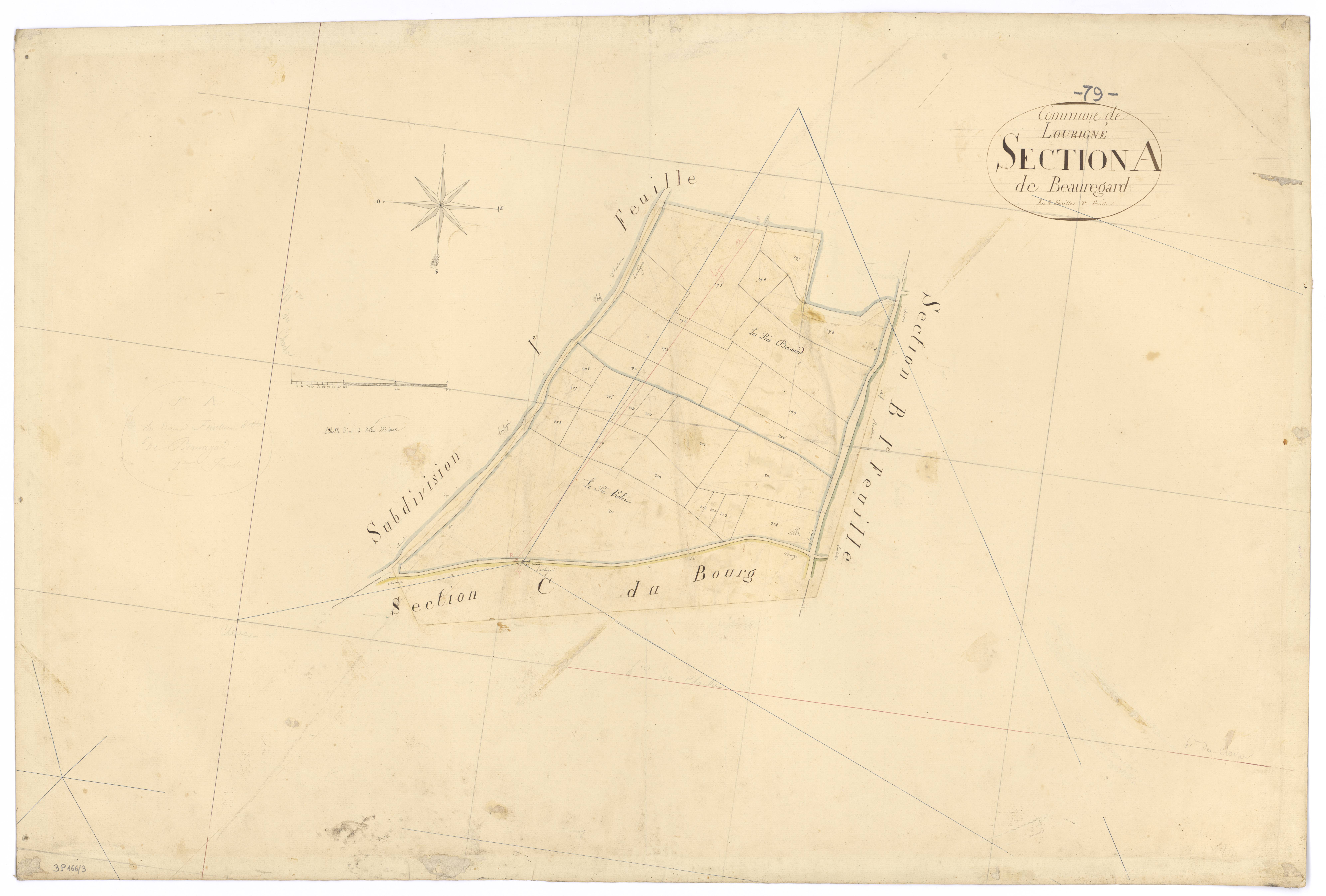 Loubigné - FRAD079_CADASTRE_NAPOLEONIEN Section A2 dite de Beauregard 