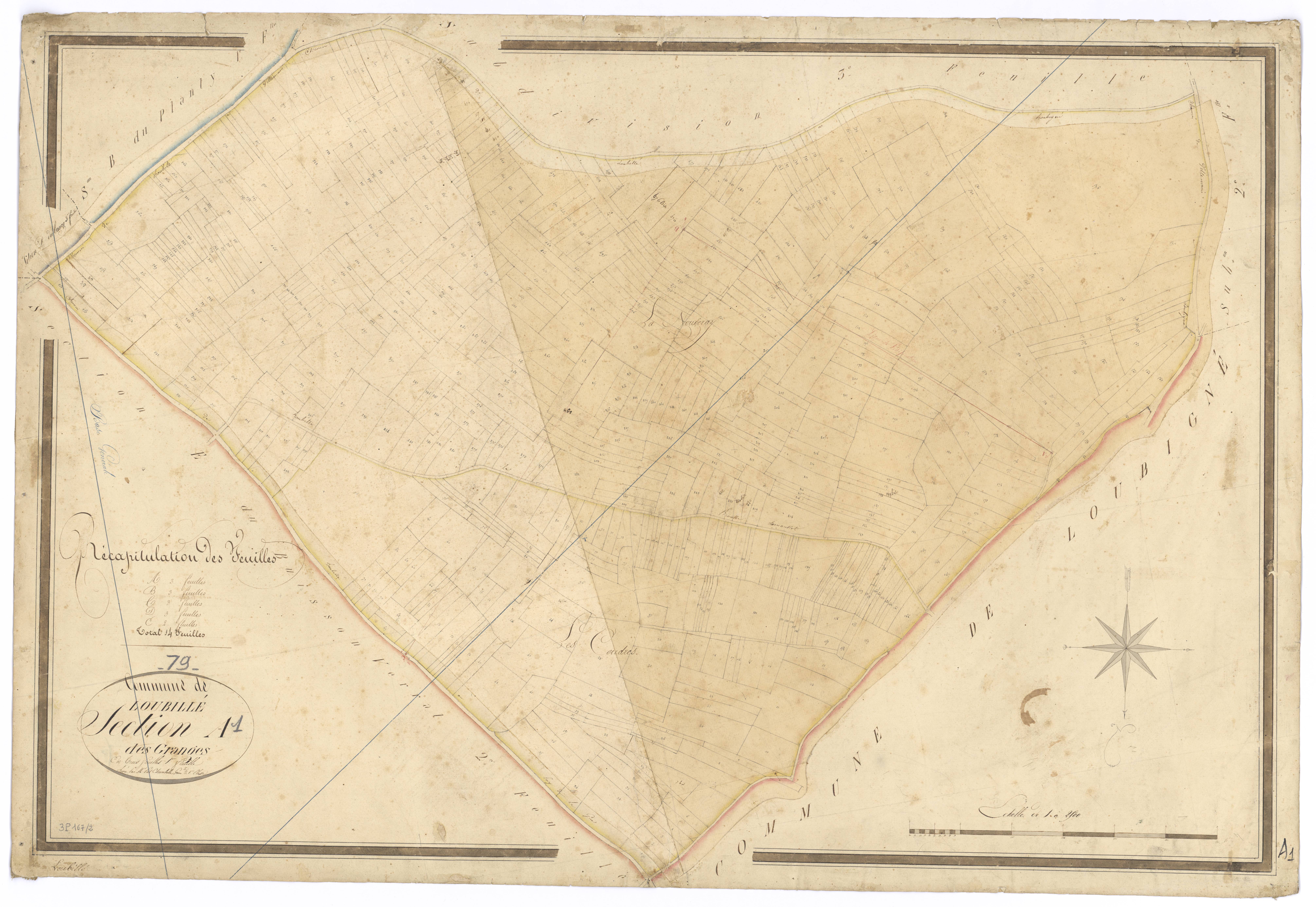 Loubillé - FRAD079_CADASTRE_NAPOLEONIEN Section A1 dite des Granges 