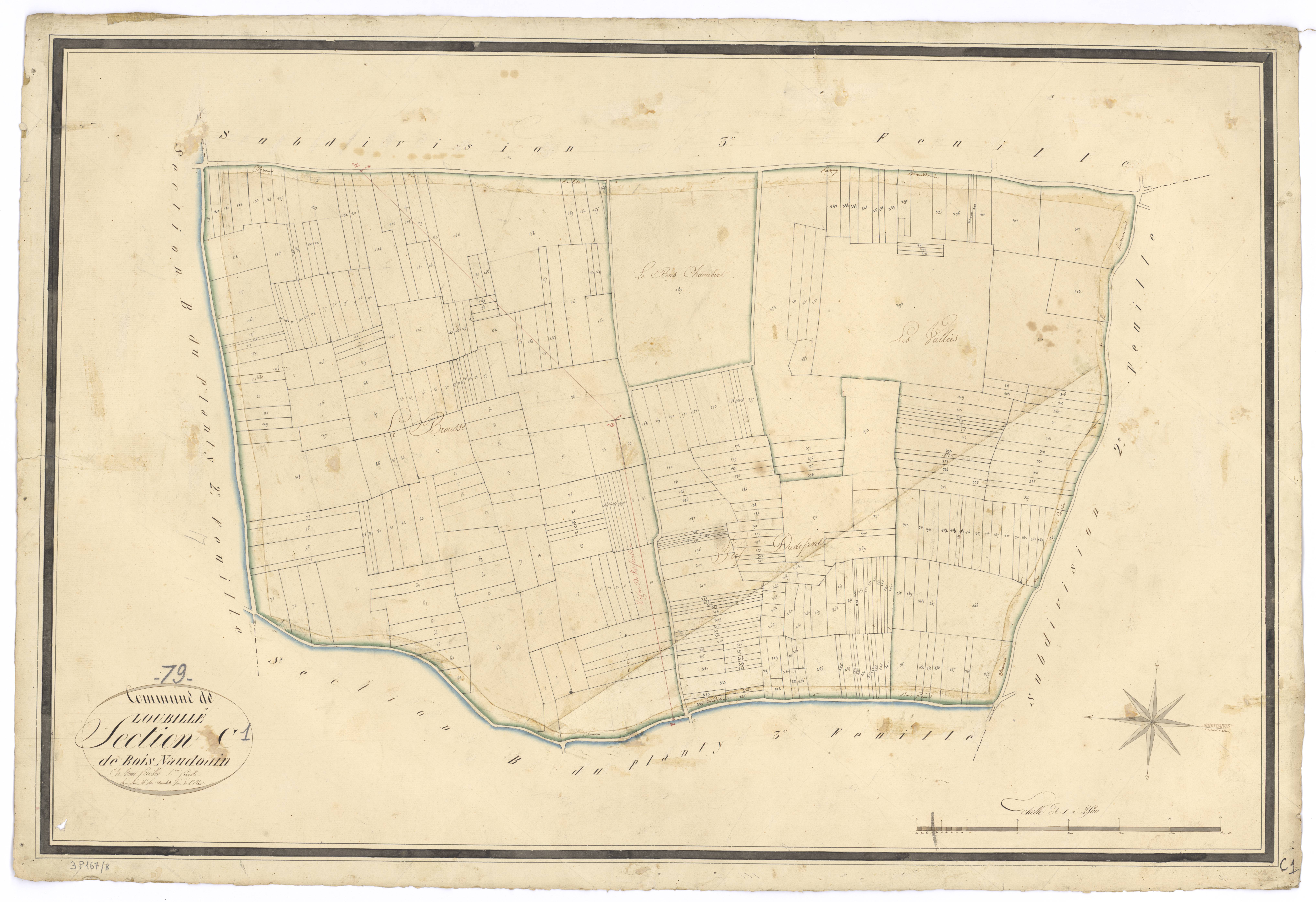 Loubillé - FRAD079_CADASTRE_NAPOLEONIEN Section C1 dite de Bois Naudouin 