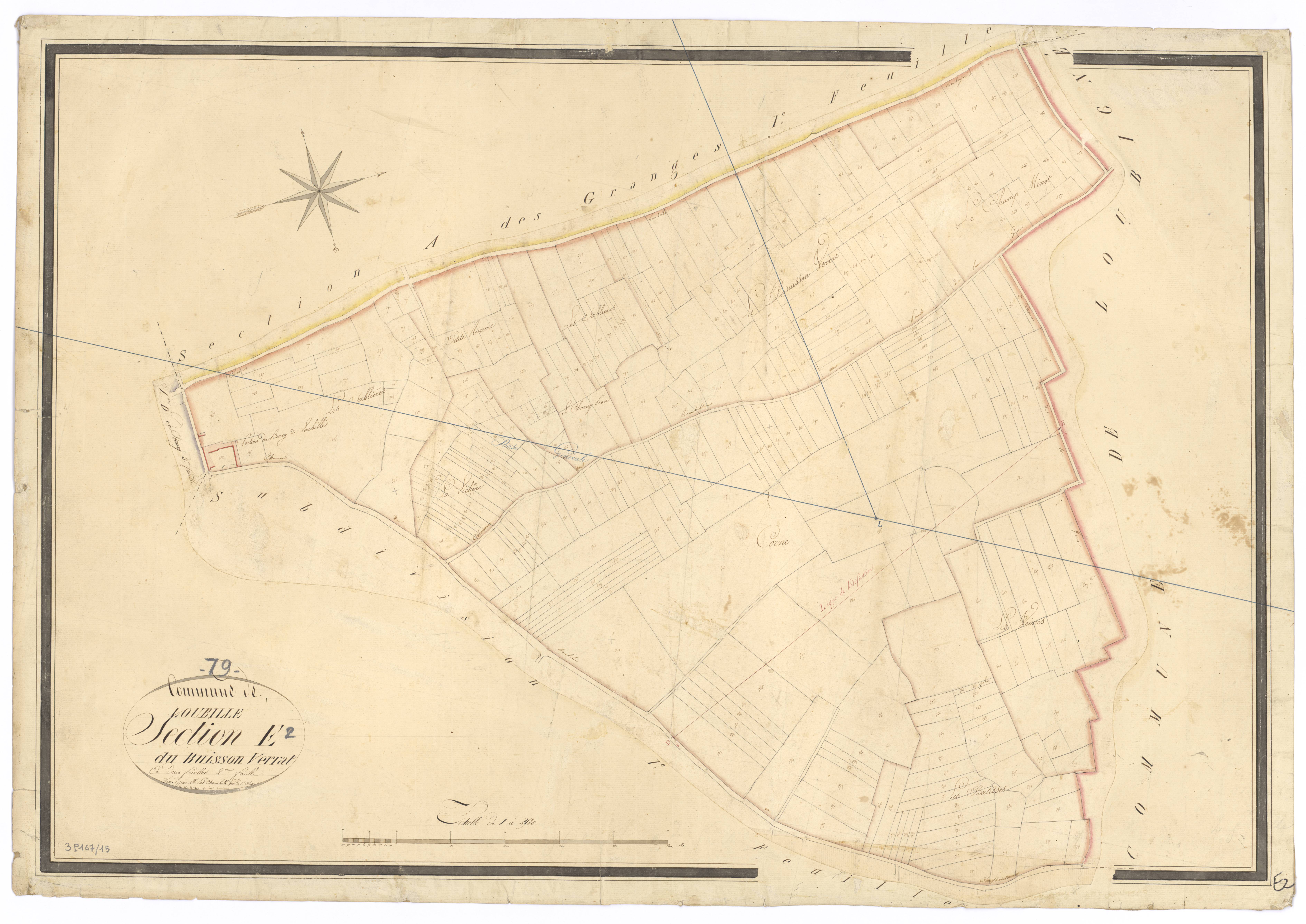 Loubillé - FRAD079_CADASTRE_NAPOLEONIEN Section E2 dite du Buisson Verrat 
