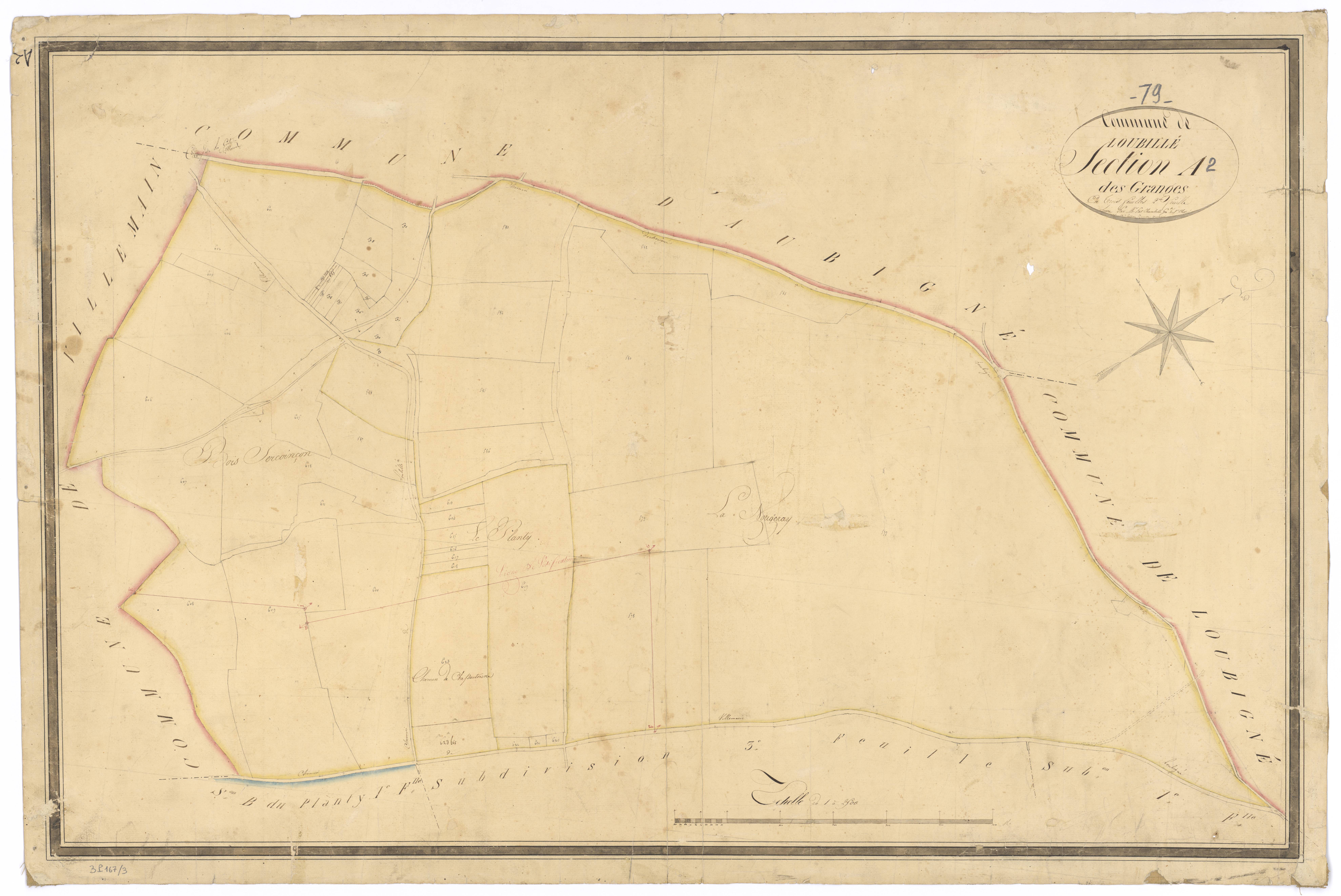 Loubillé - FRAD079_CADASTRE_NAPOLEONIEN Section A2 dite des Granges 