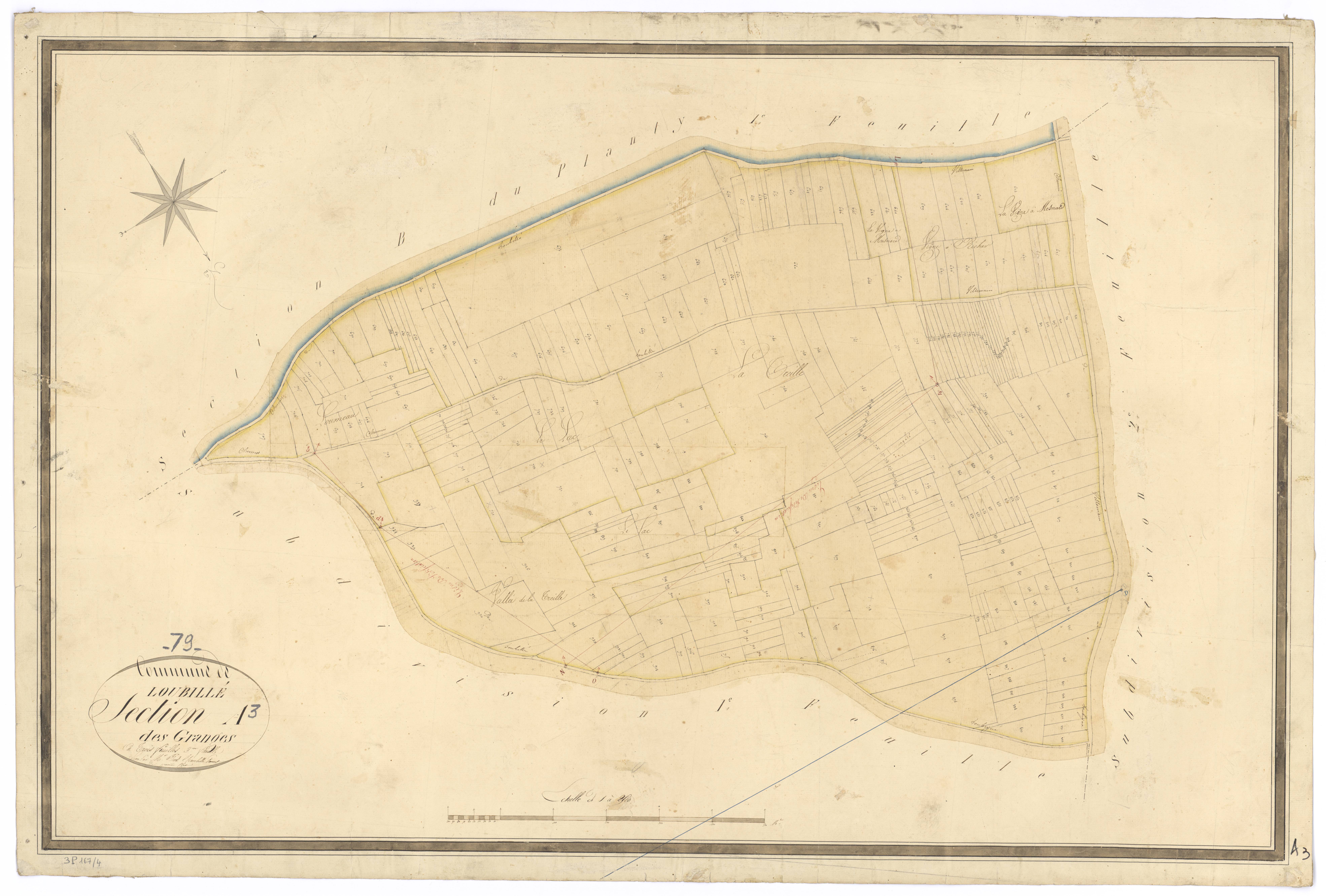Loubillé - FRAD079_CADASTRE_NAPOLEONIEN Section A3 dite des Granges 