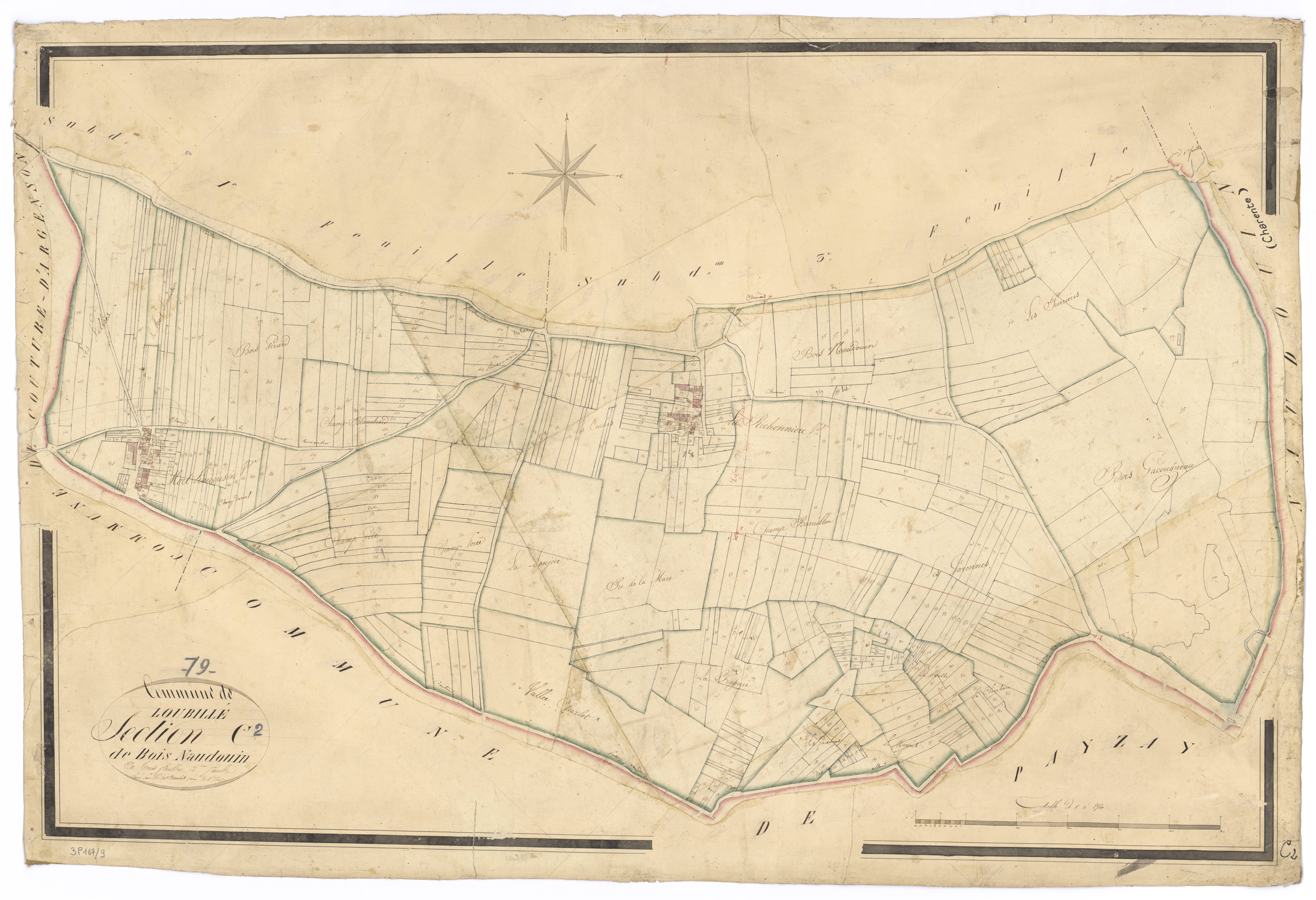 Loubillé - FRAD079_CADASTRE_NAPOLEONIEN Section C2 dite de Bois Naudouin 