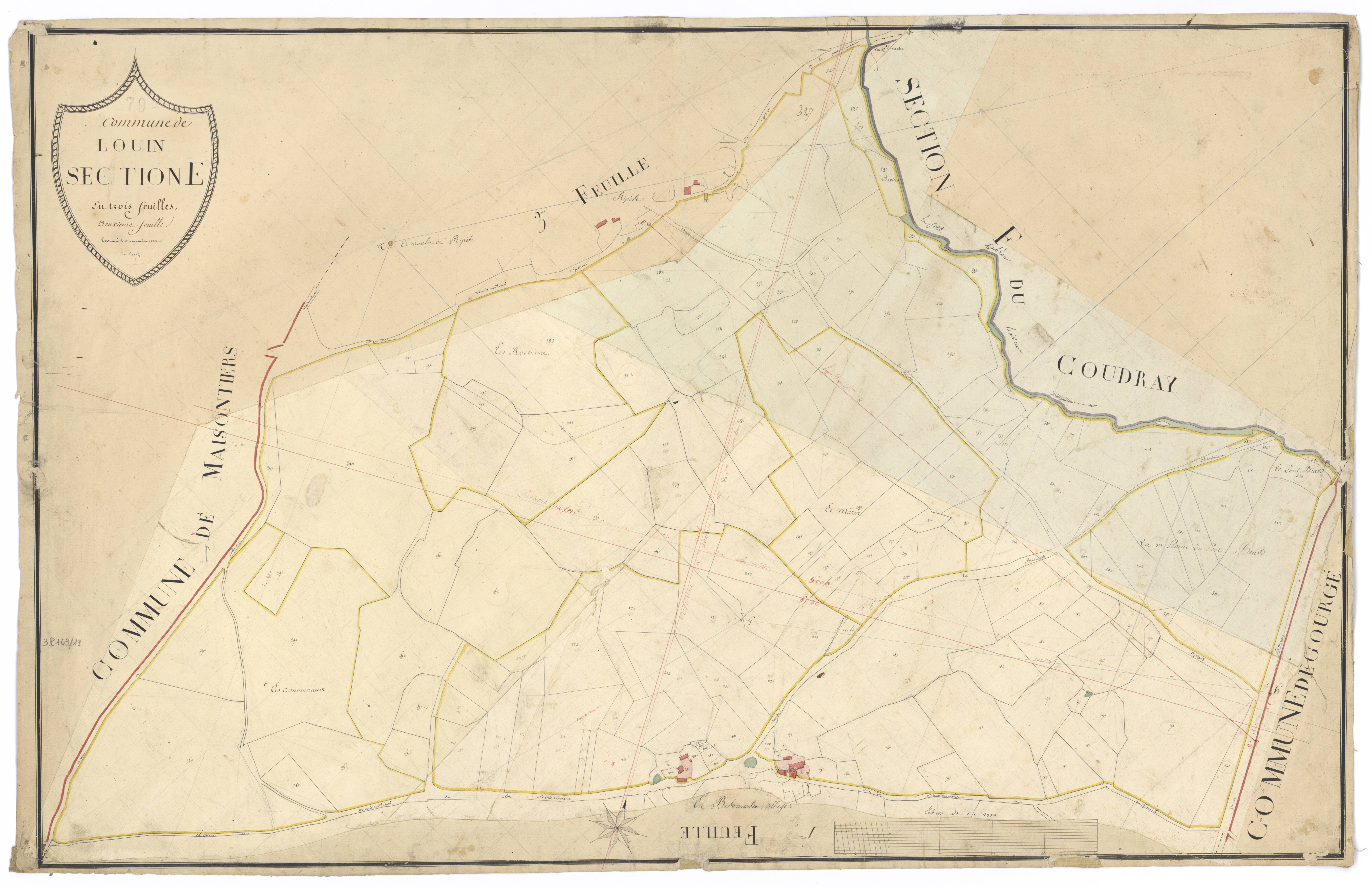 Louin - FRAD079_CADASTRE_NAPOLEONIEN Section E2