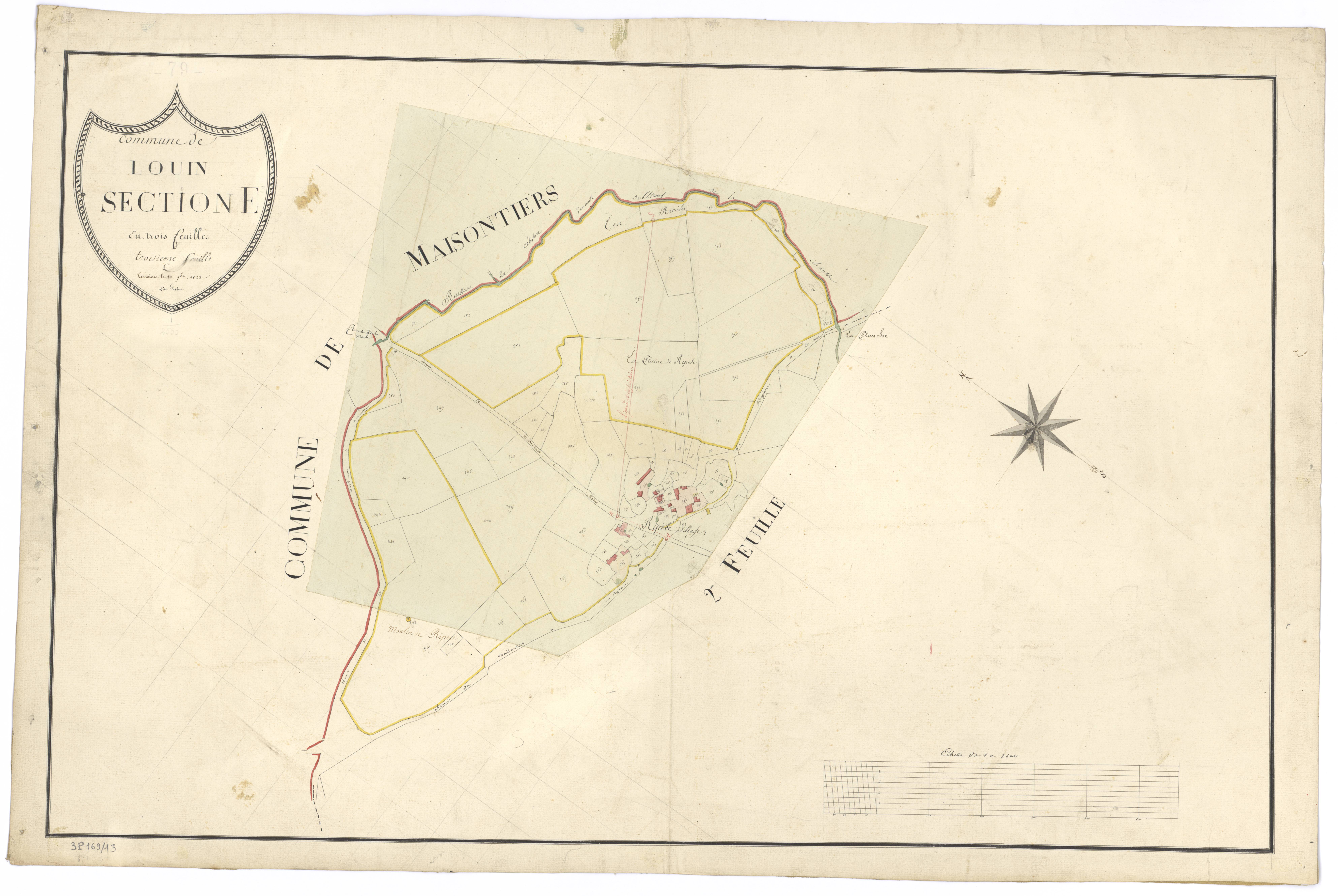 Louin - FRAD079_CADASTRE_NAPOLEONIEN Section E3