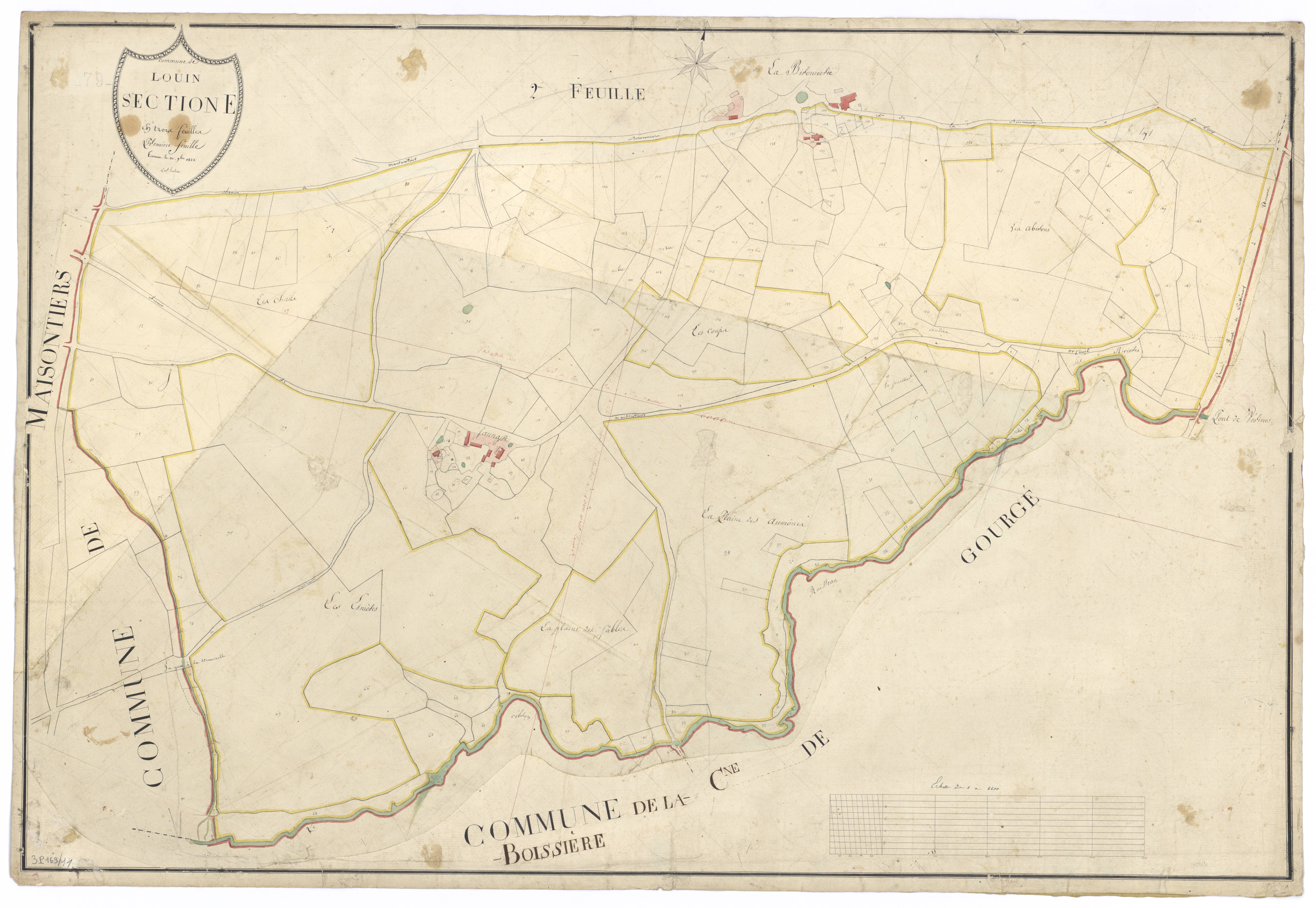 Louin - FRAD079_CADASTRE_NAPOLEONIEN Section E1
