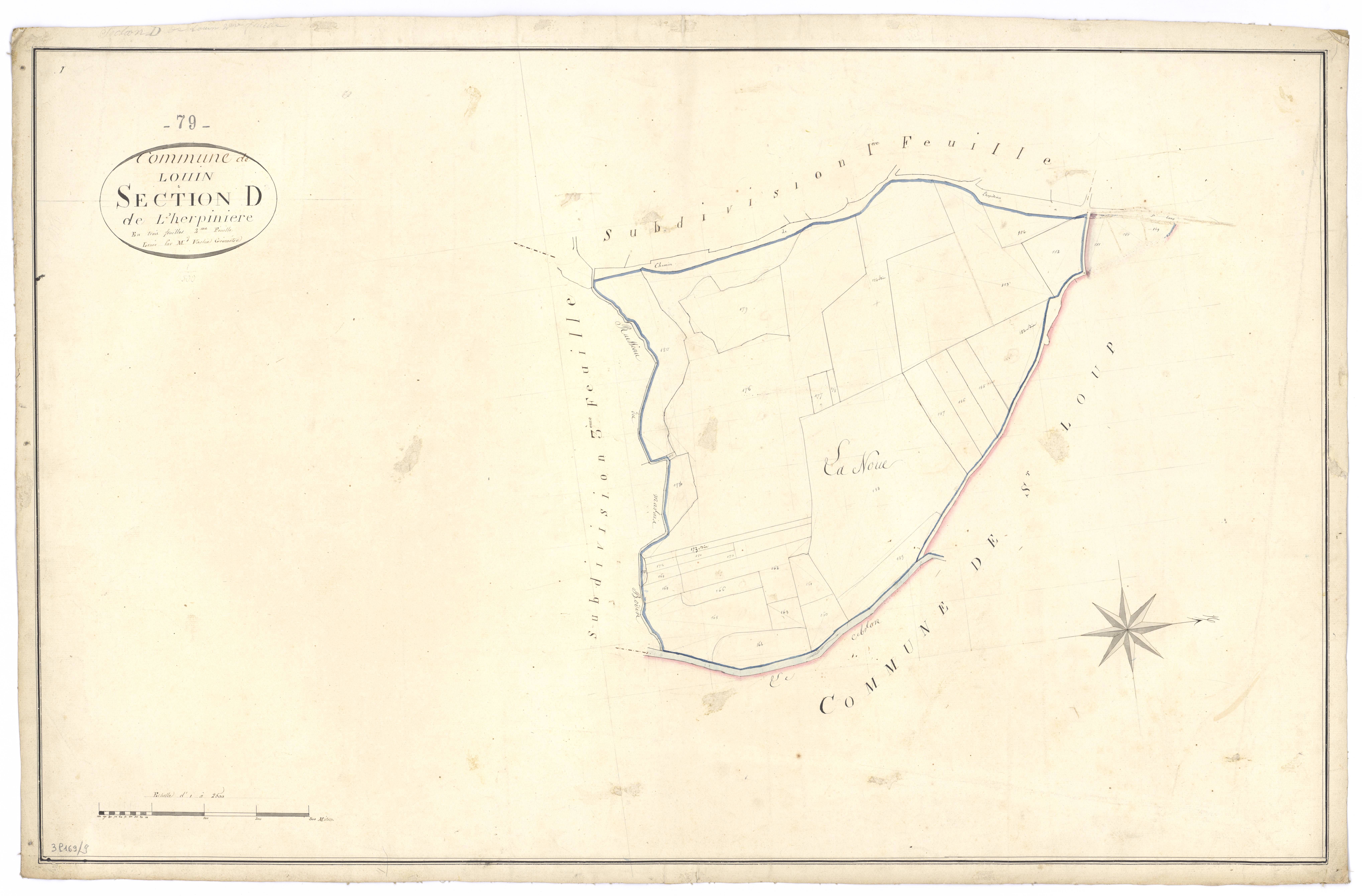 Louin - FRAD079_CADASTRE_NAPOLEONIEN Section D2 dite de L'Herpinière
