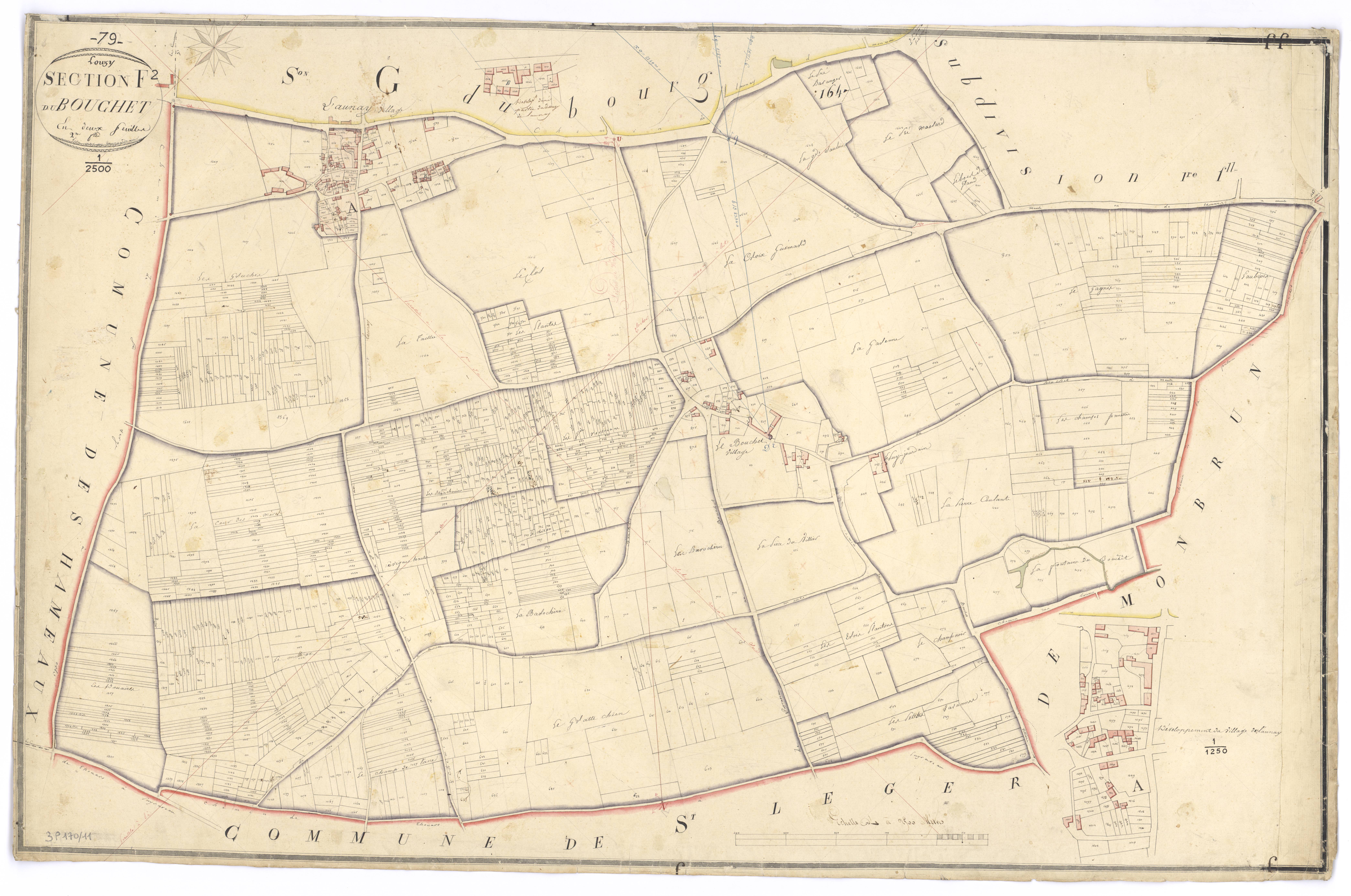 Louzy - FRAD079_CADASTRE_NAPOLEONIEN Section F2 dite du Bouchet 