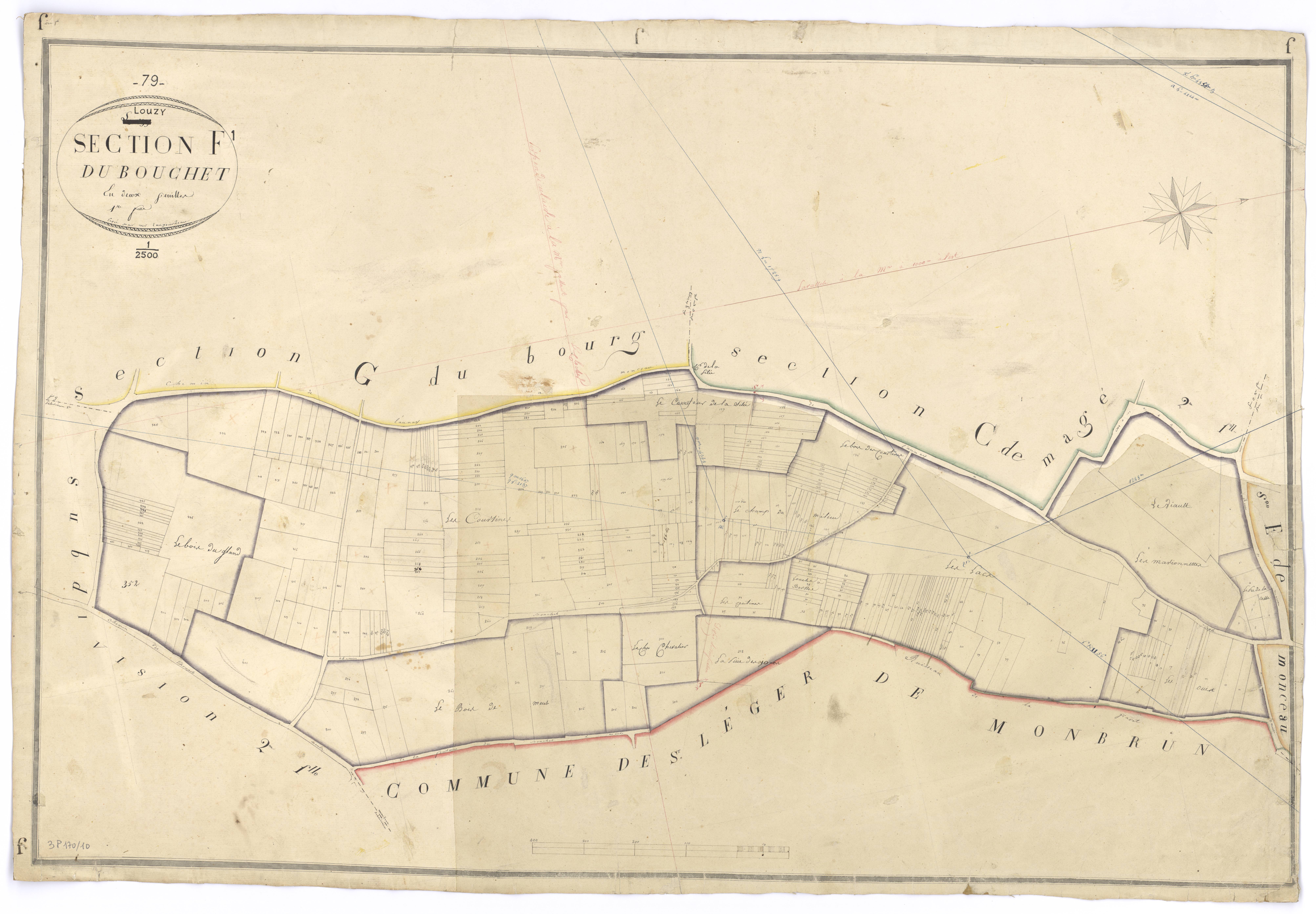 Louzy - FRAD079_CADASTRE_NAPOLEONIEN Section F1 dite du Bouchet