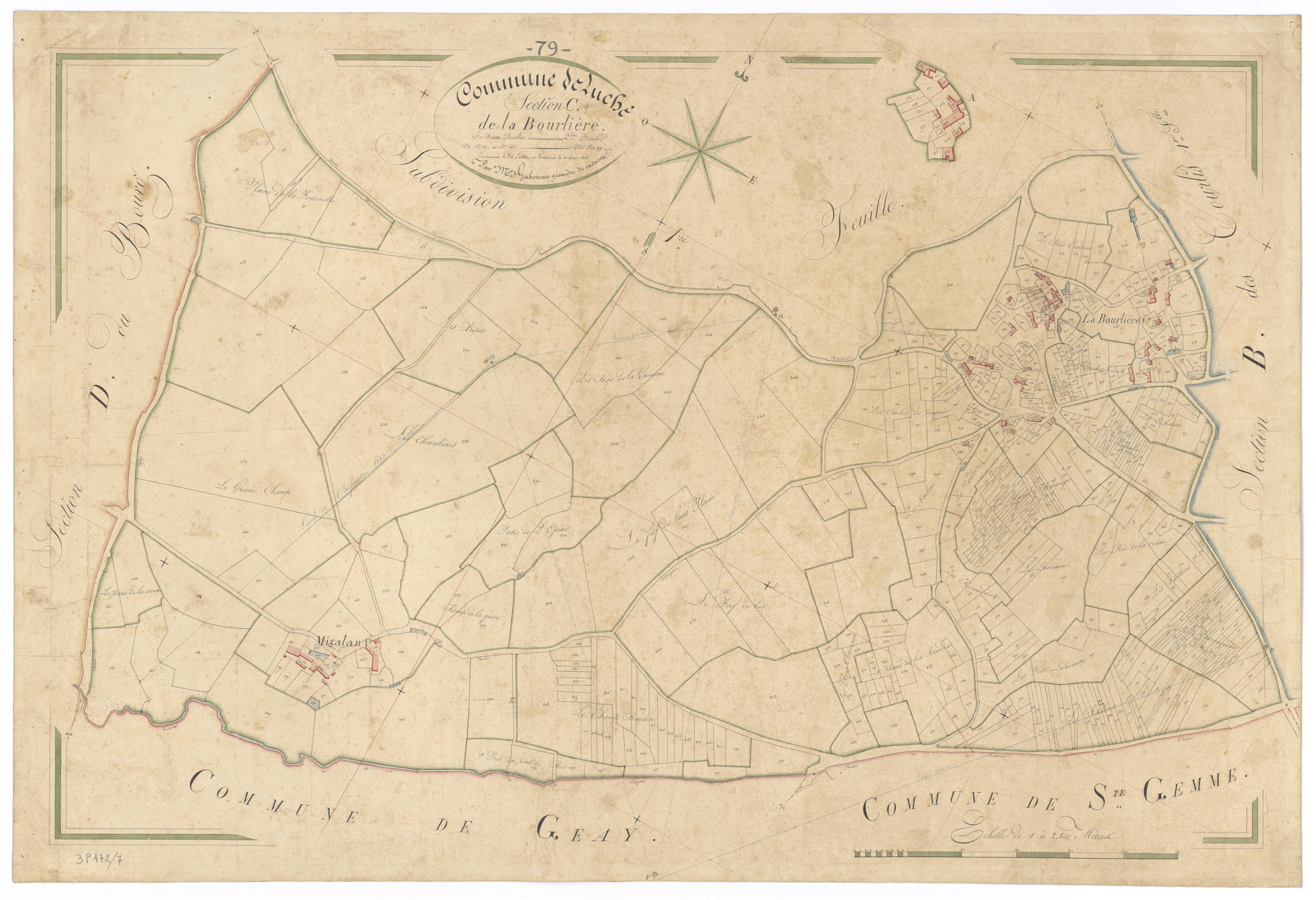 Luché-Thouarsais - FRAD079_CADASTRE_NAPOLEONIEN Section C2 dite de la Bourlière