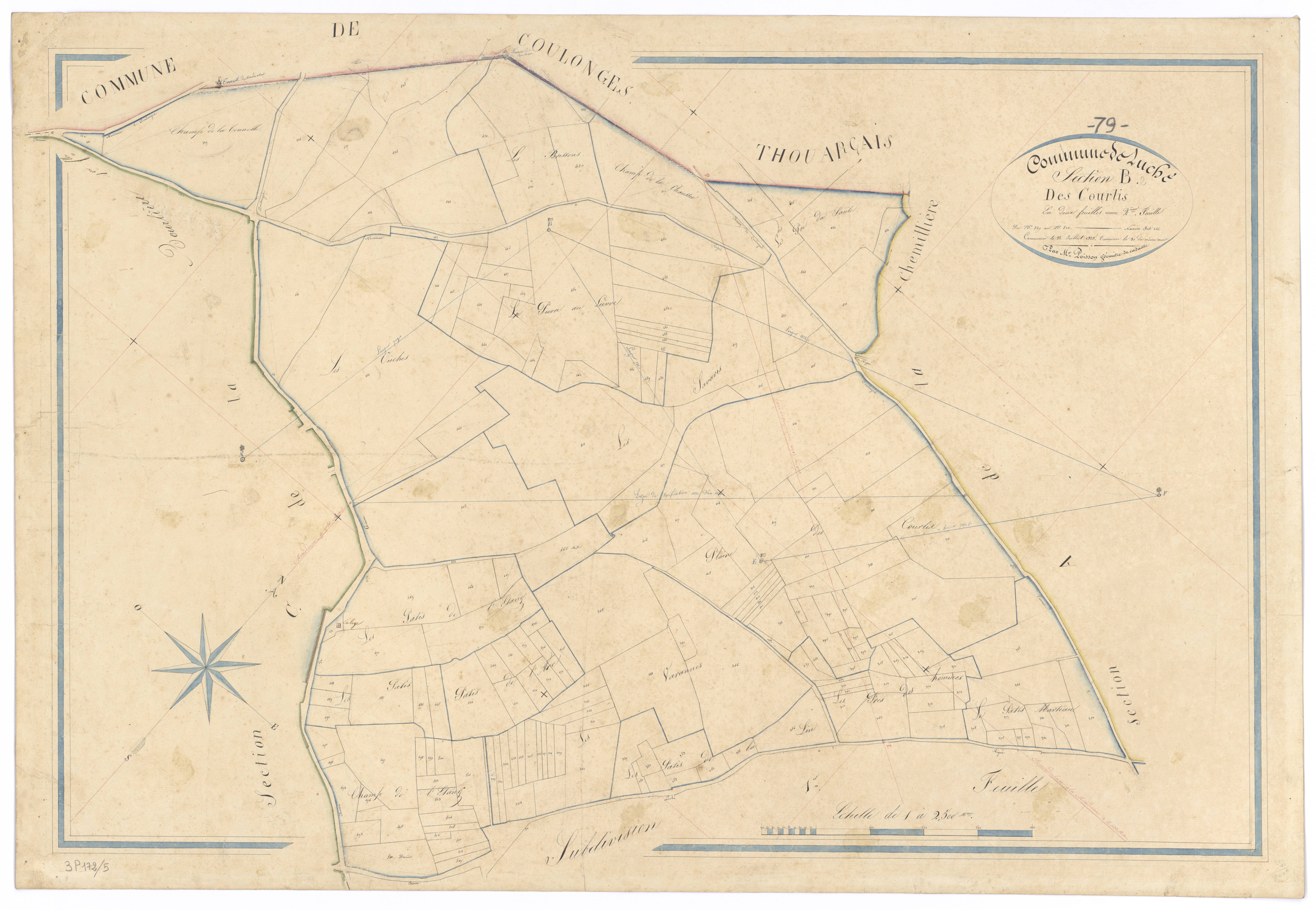 Luché-Thouarsais - FRAD079_CADASTRE_NAPOLEONIEN Section B1 dite des Courlis 