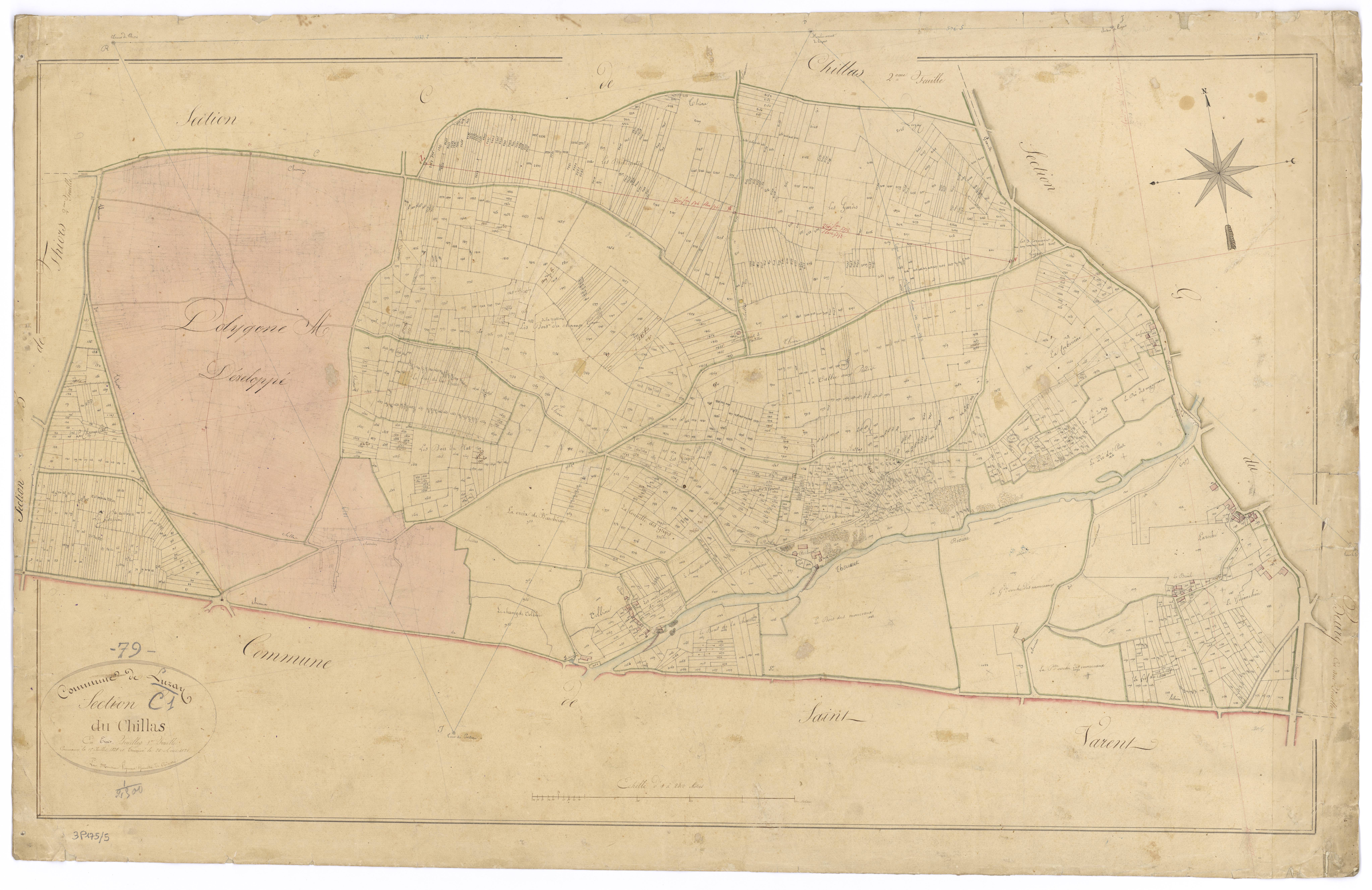 Luzay - FRAD079_CADASTRE_NAPOLEONIEN Section C1 dite du Chillas
