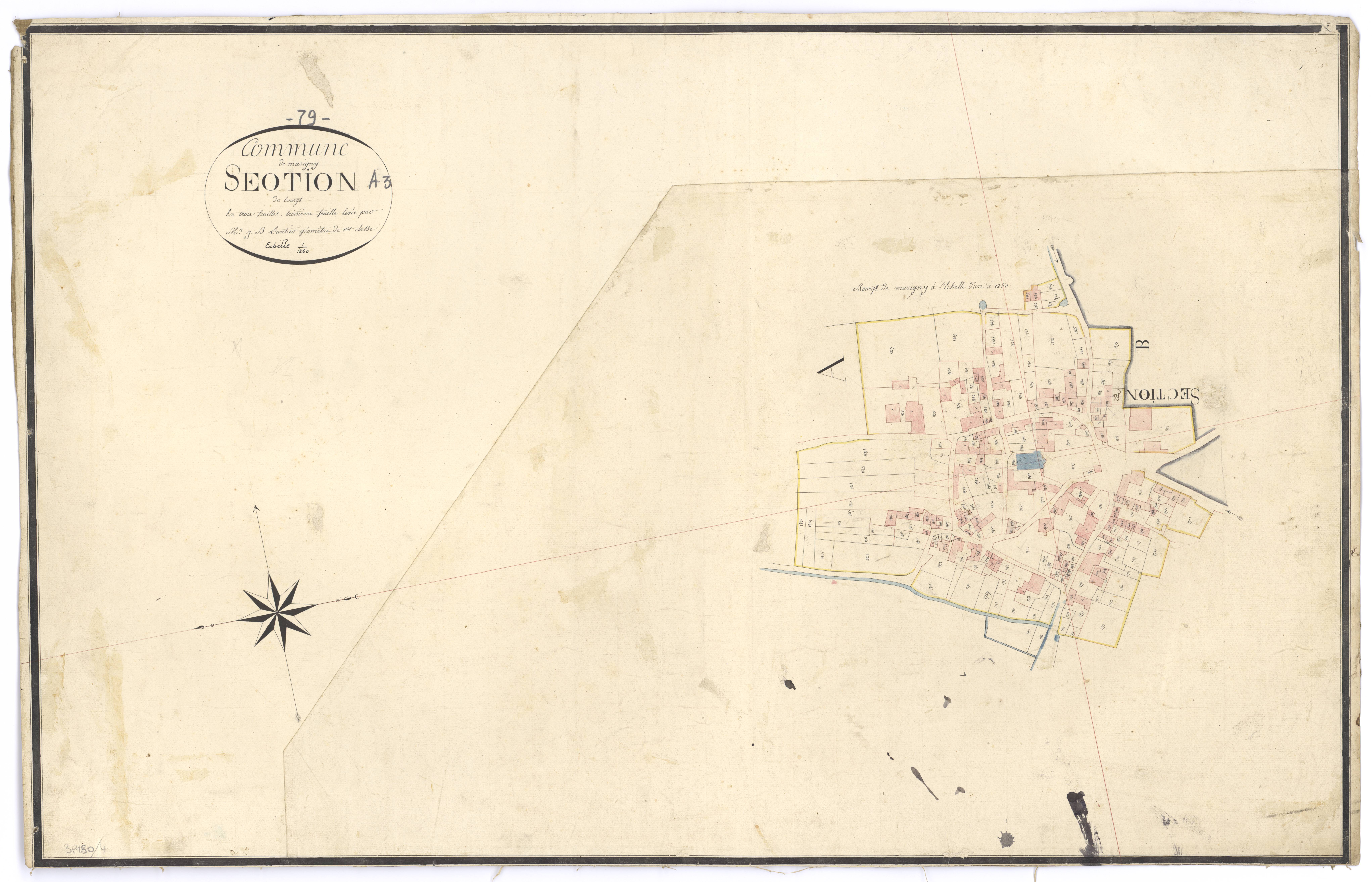 Marigny - FRAD079_CADASTRE_NAPOLEONIEN Section A3 dite du Bourg 