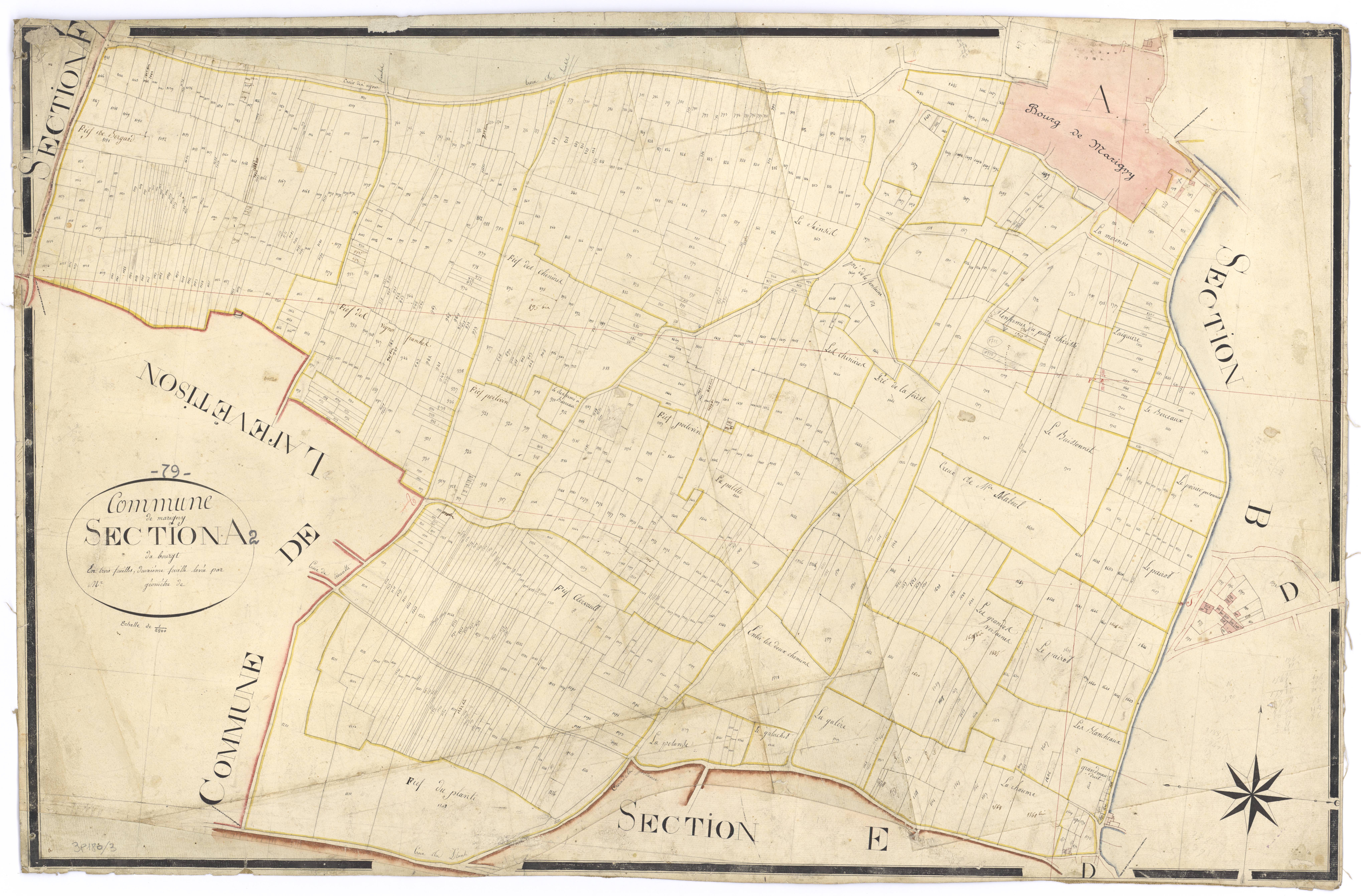 Marigny - FRAD079_CADASTRE_NAPOLEONIEN Section A2 dite du Bourg 