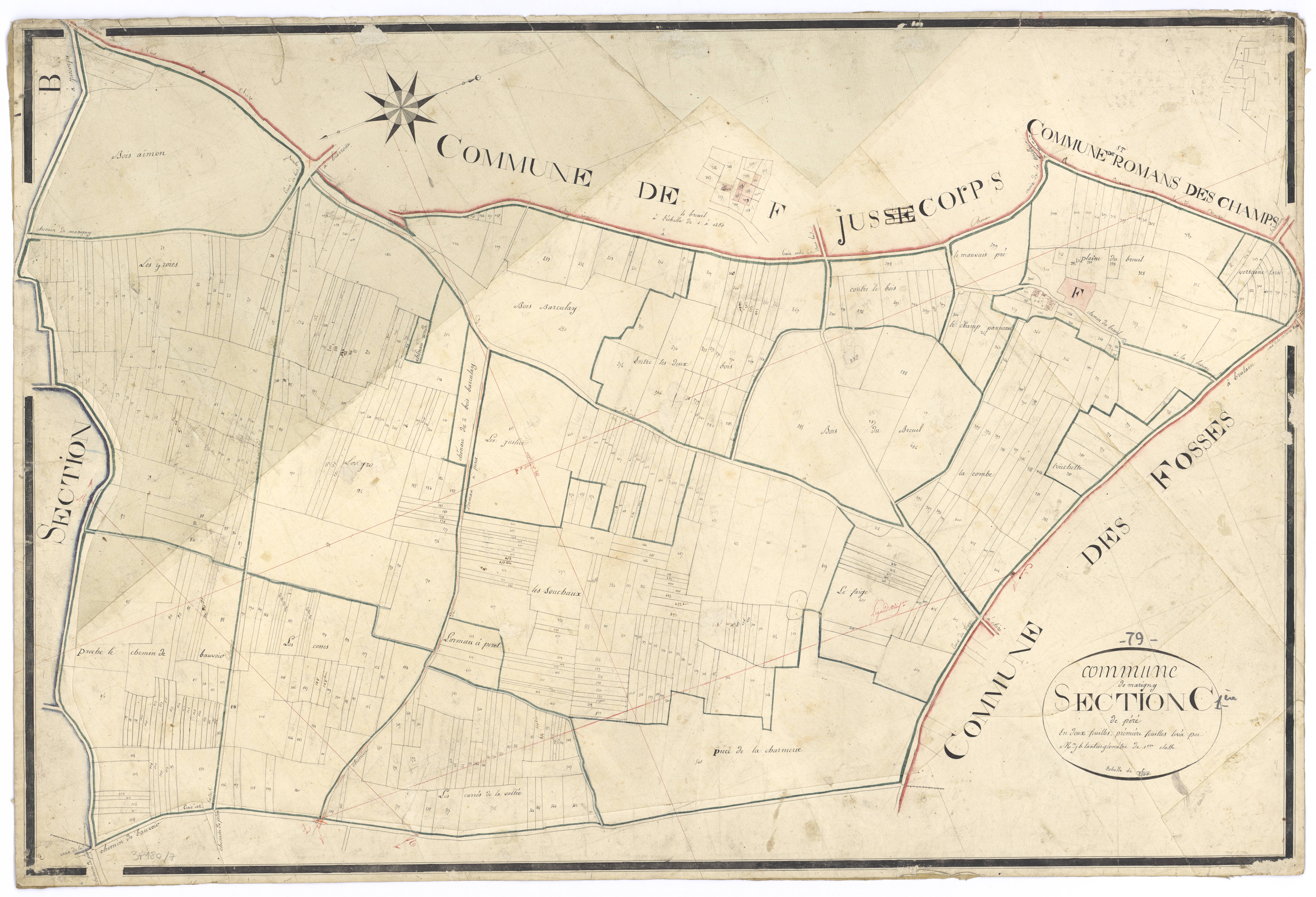 Marigny - FRAD079_CADASTRE_NAPOLEONIEN Section C1 dite de Péré 