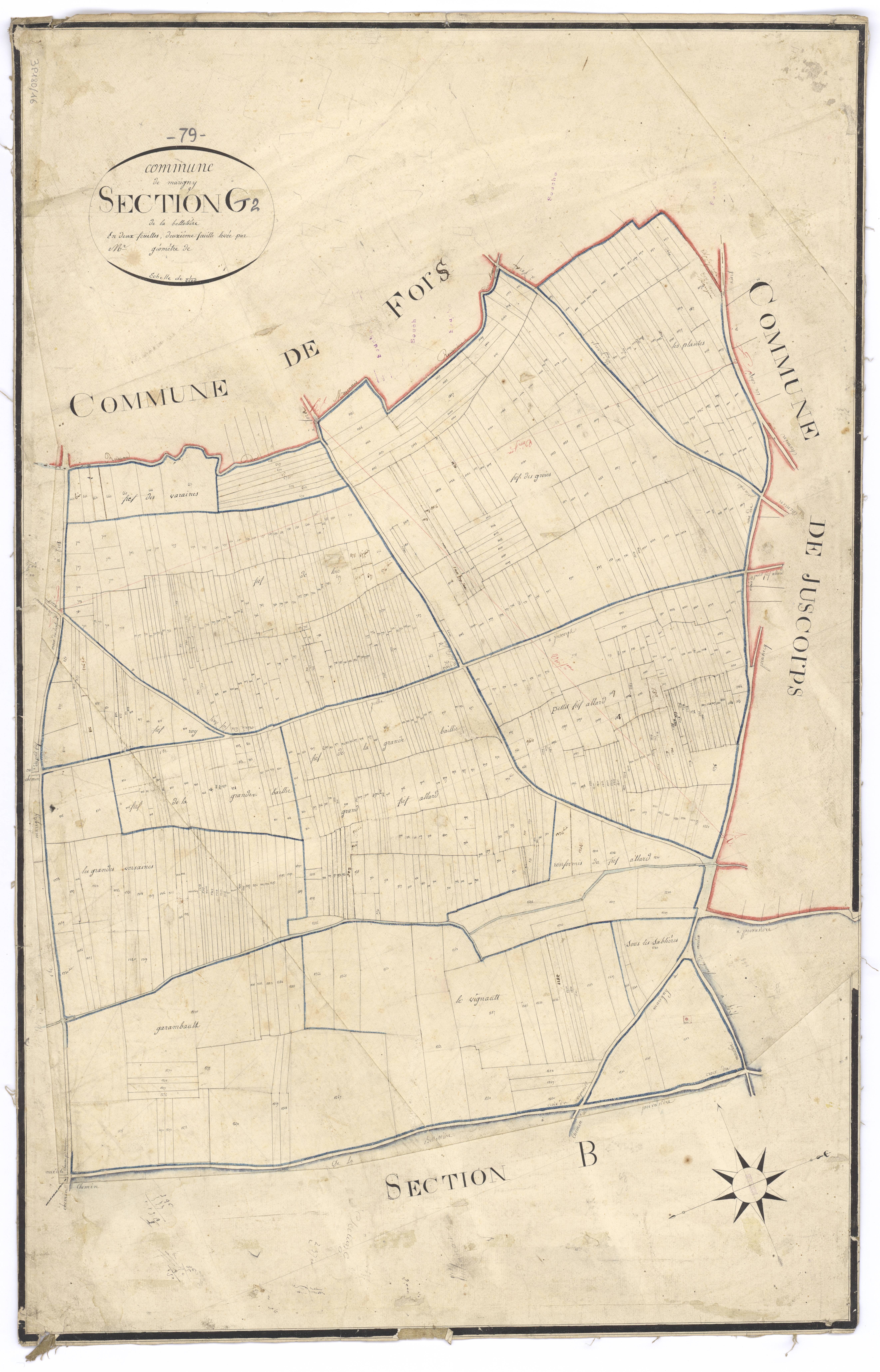 Marigny - FRAD079_CADASTRE_NAPOLEONIEN Section G2 dite de la Bellotière 