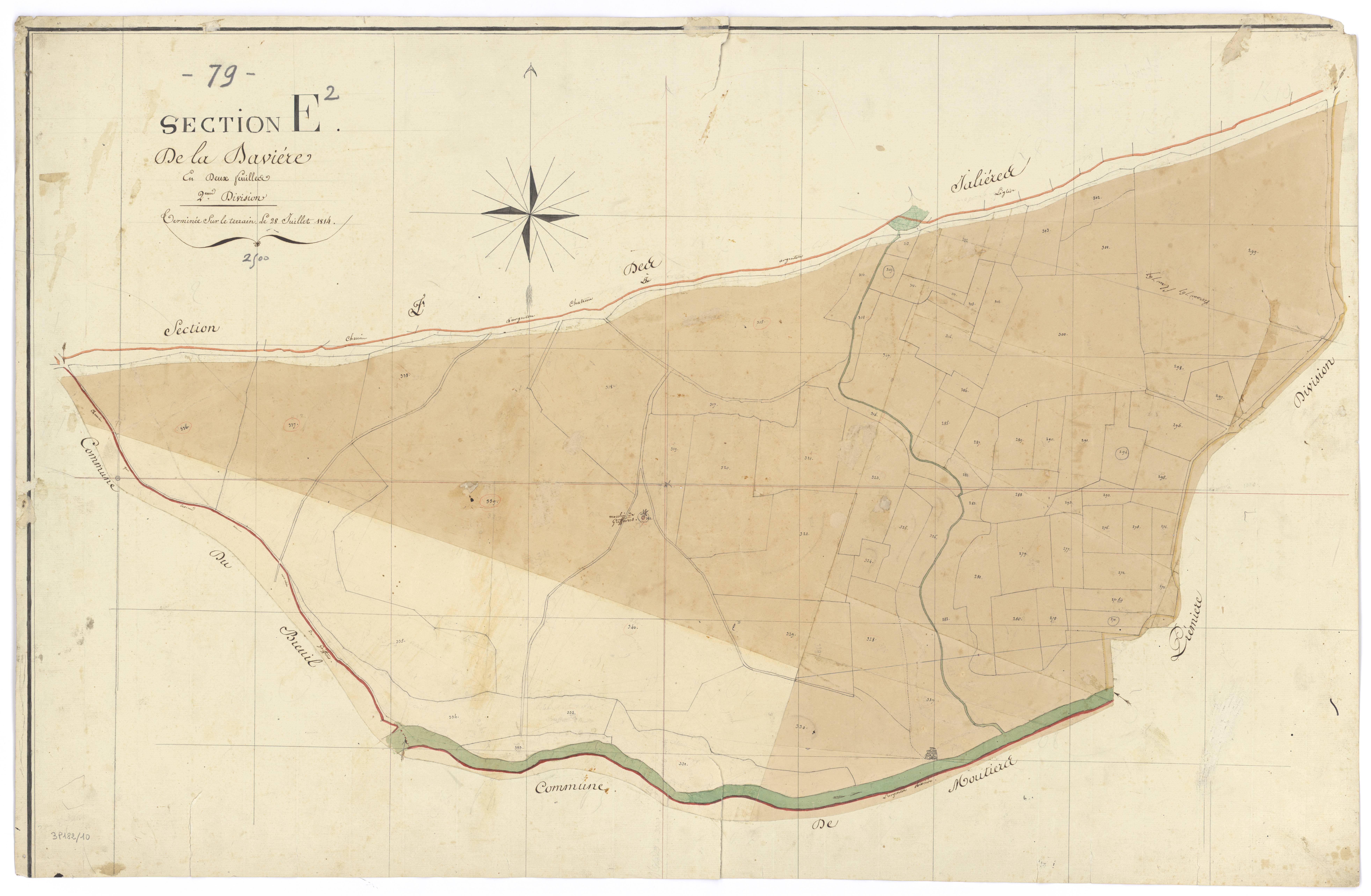 Massais - FRAD079_CADASTRE_NAPOLEONIEN Section E2 dite de la Davière