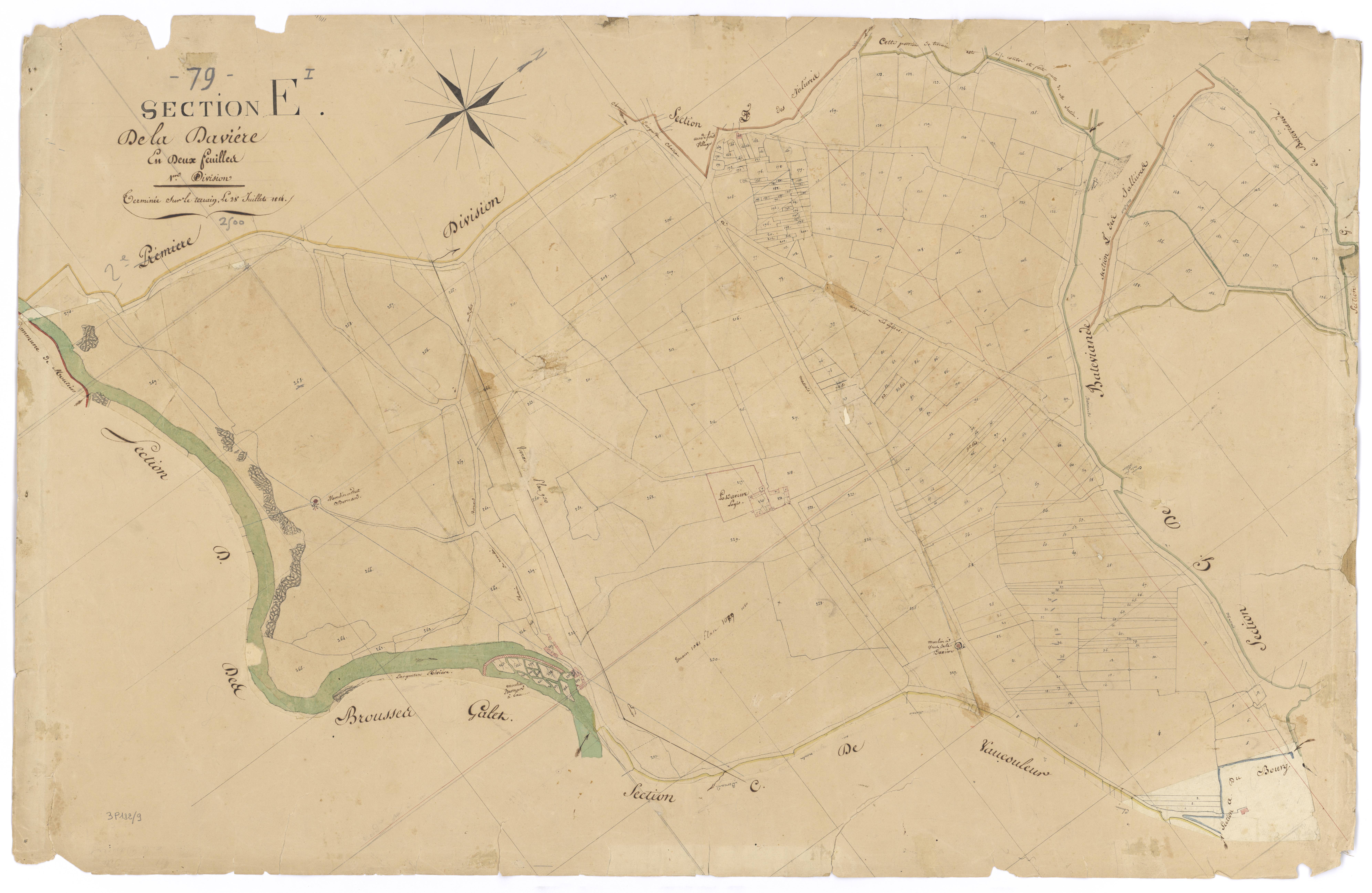 Massais - FRAD079_CADASTRE_NAPOLEONIEN Section E1 dite de la Davière