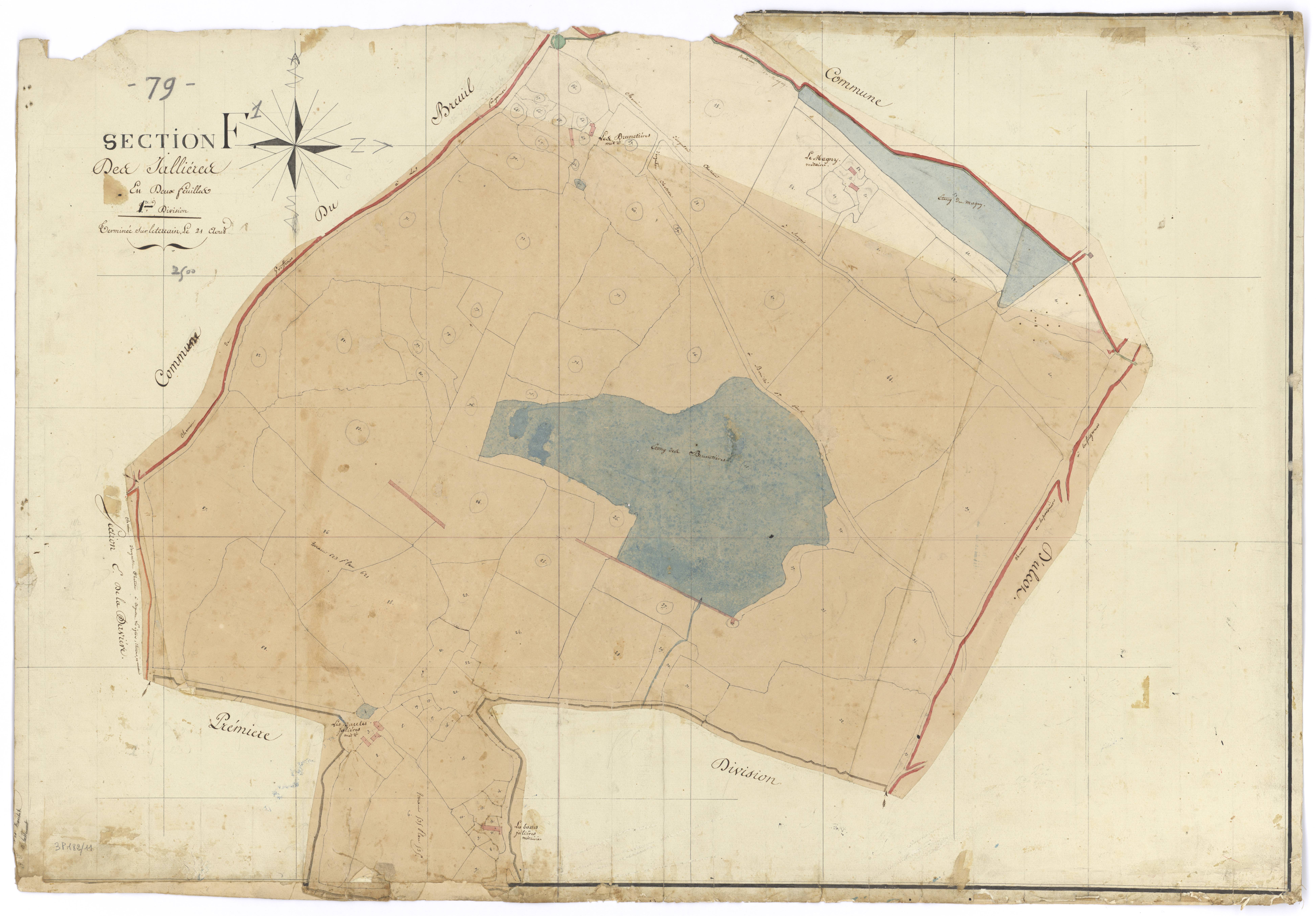 Massais - FRAD079_CADASTRE_NAPOLEONIEN Section F1 dite des Jallières
