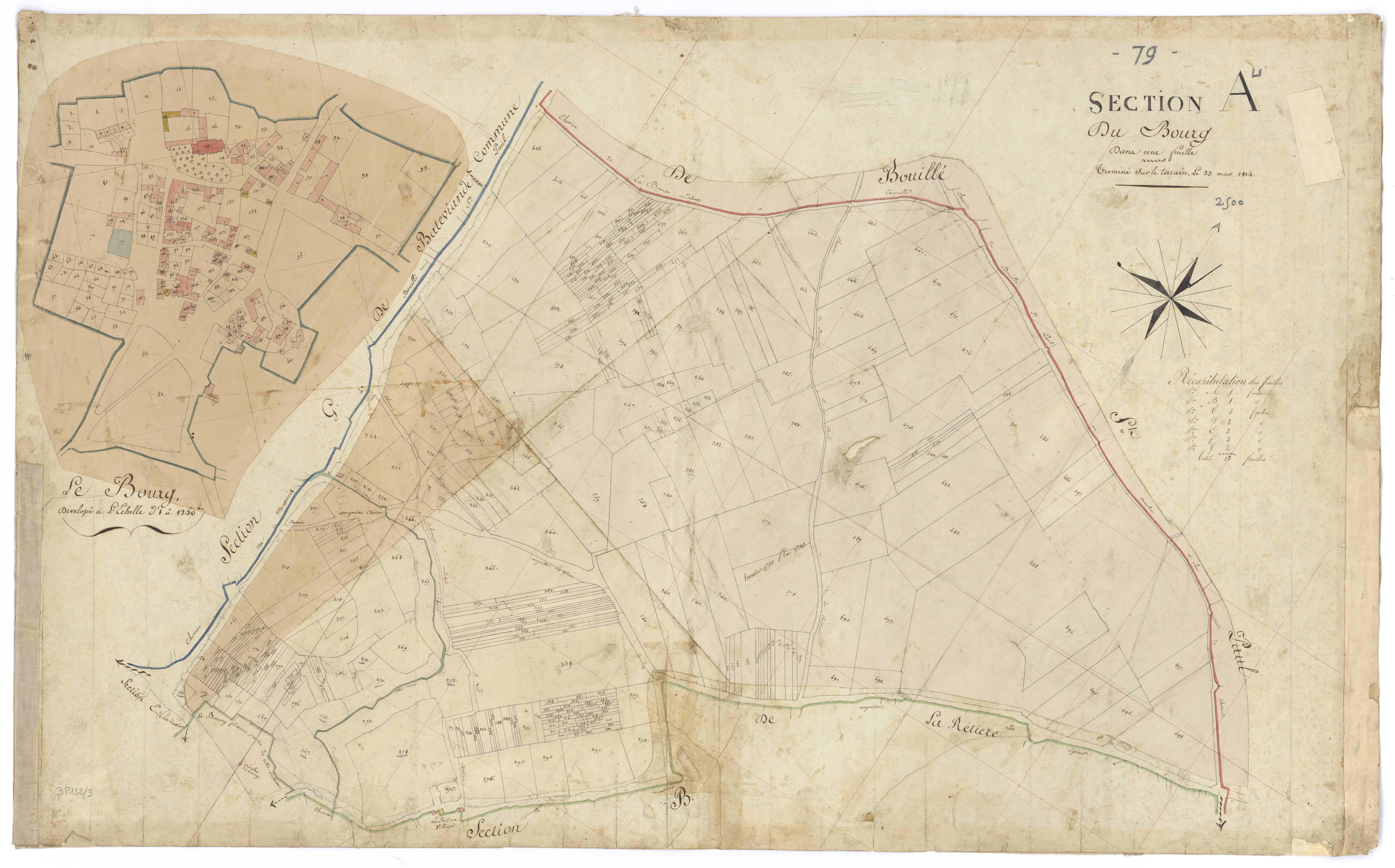 Massais - FRAD079_CADASTRE_NAPOLEONIEN Section A dite du Bourg