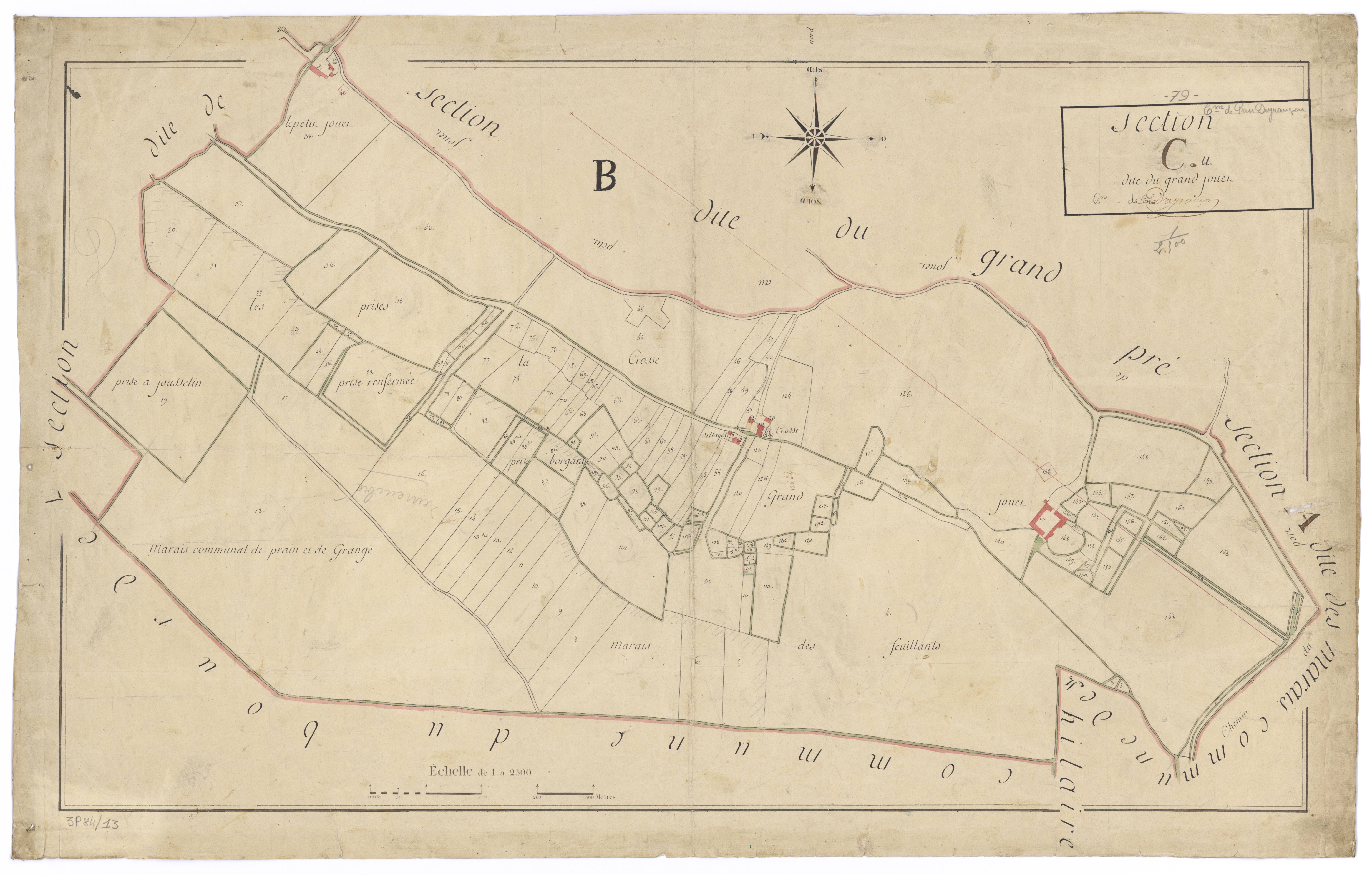 Mauzé-sur-le-Mignon - FRAD079_CADASTRE_NAPOLEONIEN Section C dite du Grand Joues