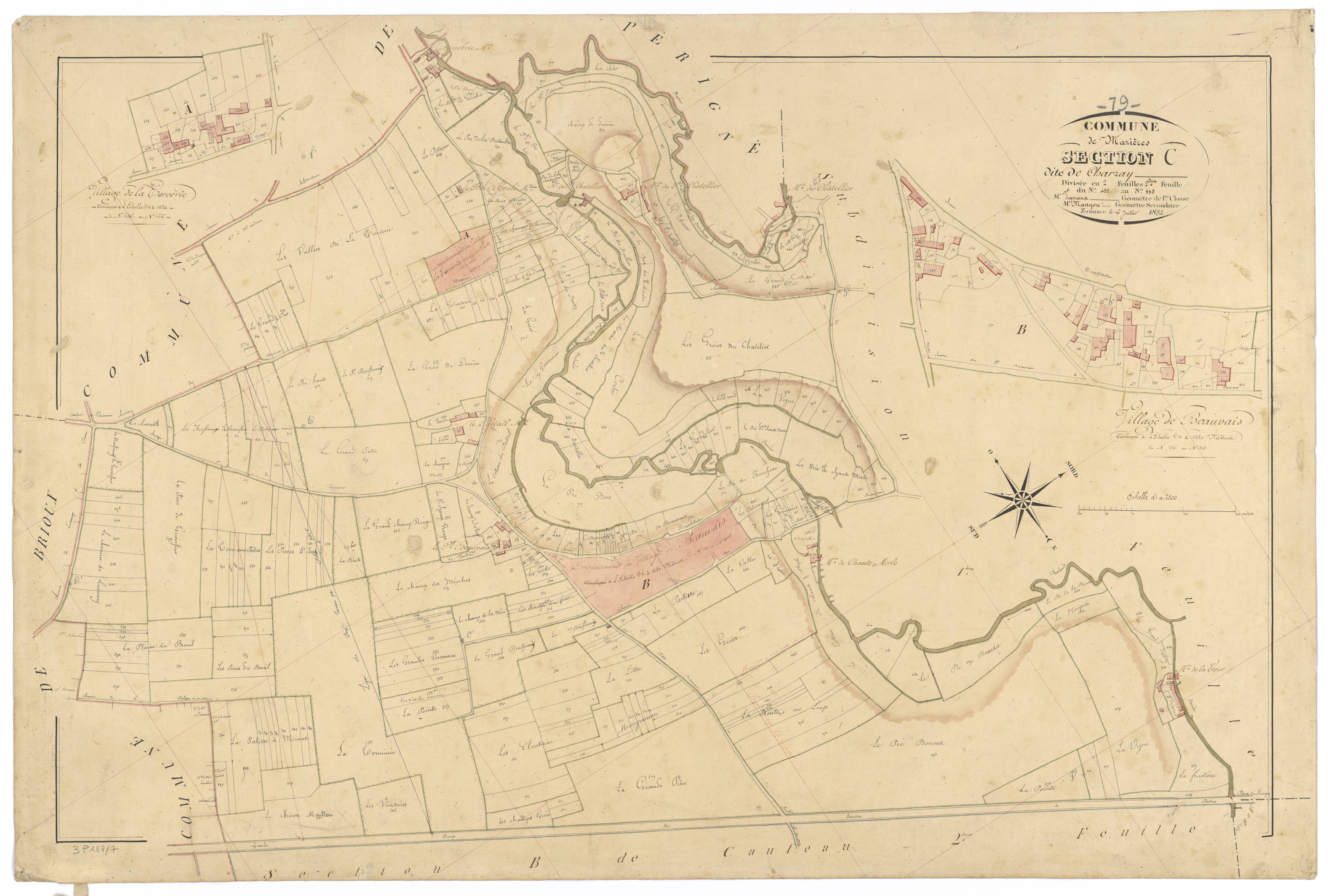 Mazières-sur-Béronne - FRAD079_CADASTRE_NAPOLEONIEN Section C2 dite de Charzay 