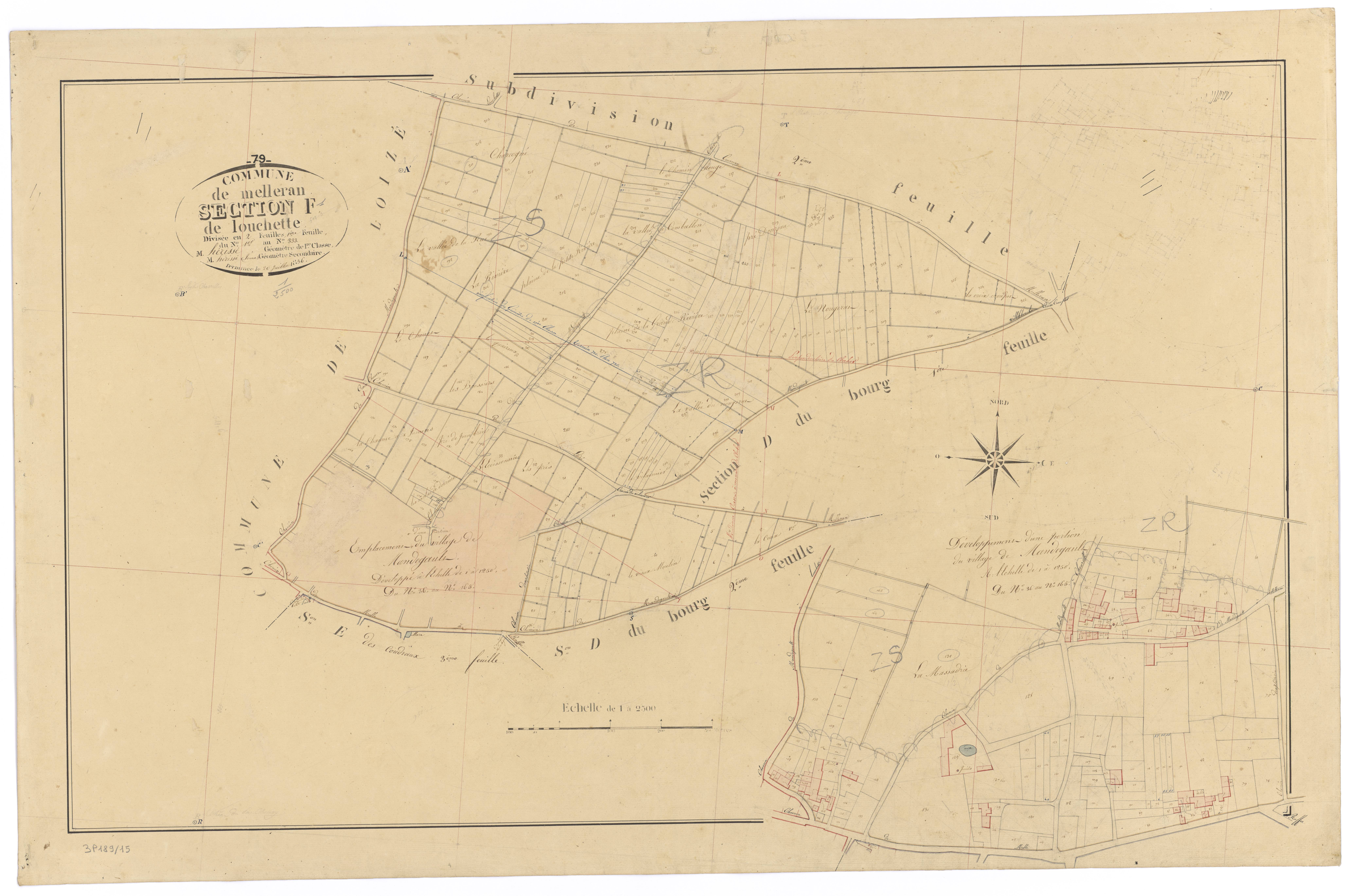 Melleran - FRAD079_CADASTRE_NAPOLEONIEN Section F1 dite de Louchette 
