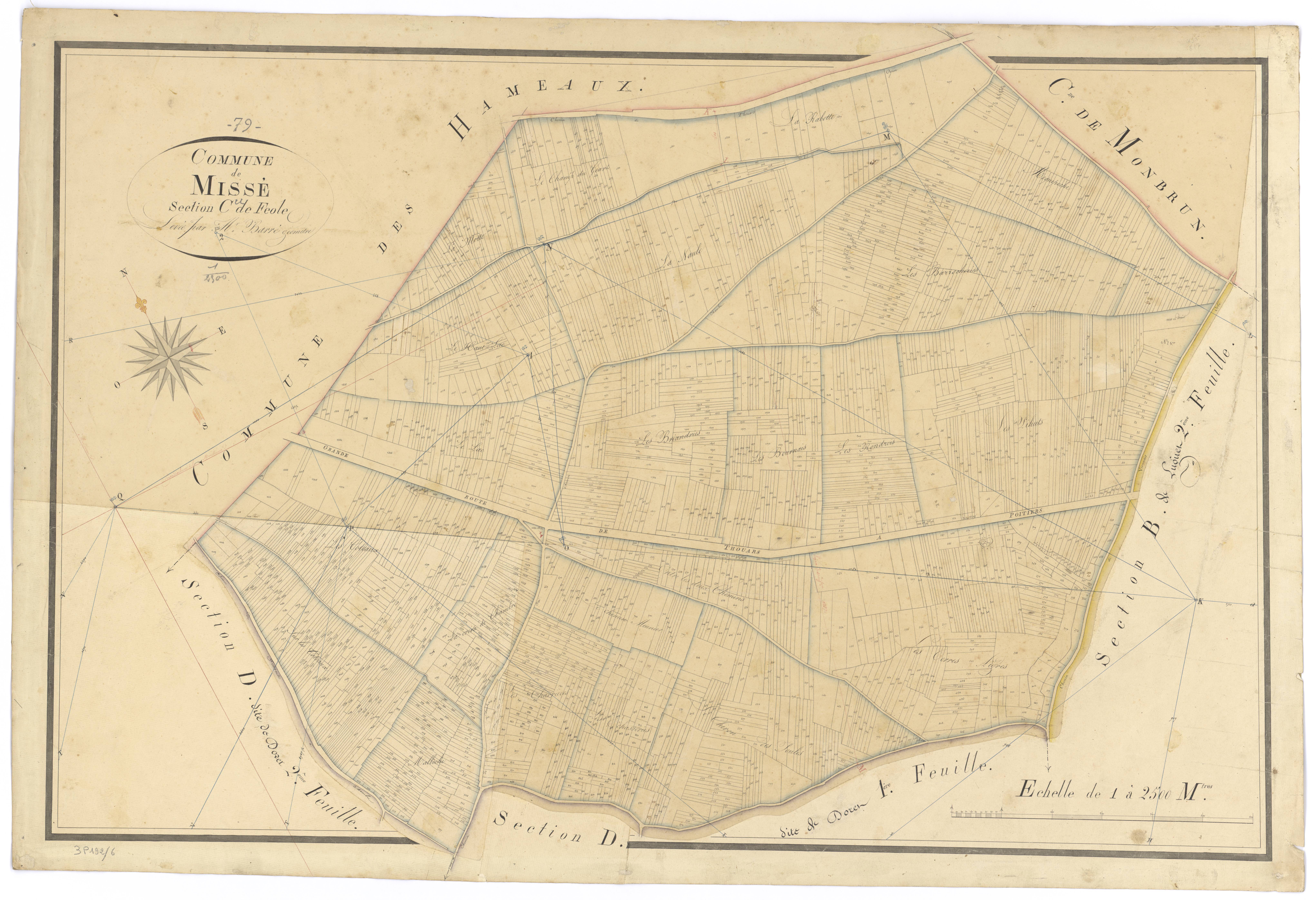 Missé - FRAD079_CADASTRE_NAPOLEONIEN Section C dite de Féole 