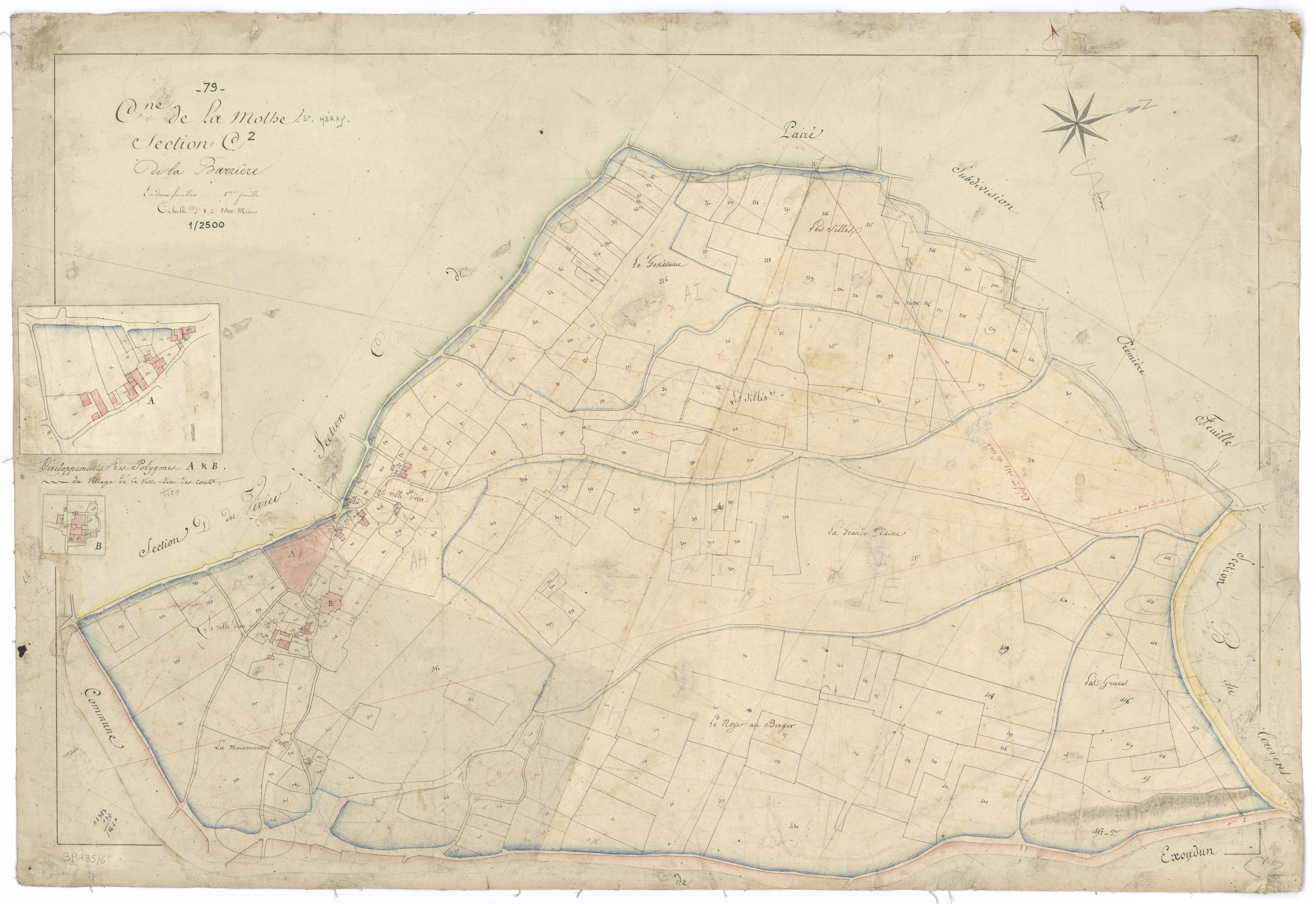 La Mothe-Saint-Héray - FRAD079_CADASTRE_NAPOLEONIEN Section C2 dite de la Varrière 