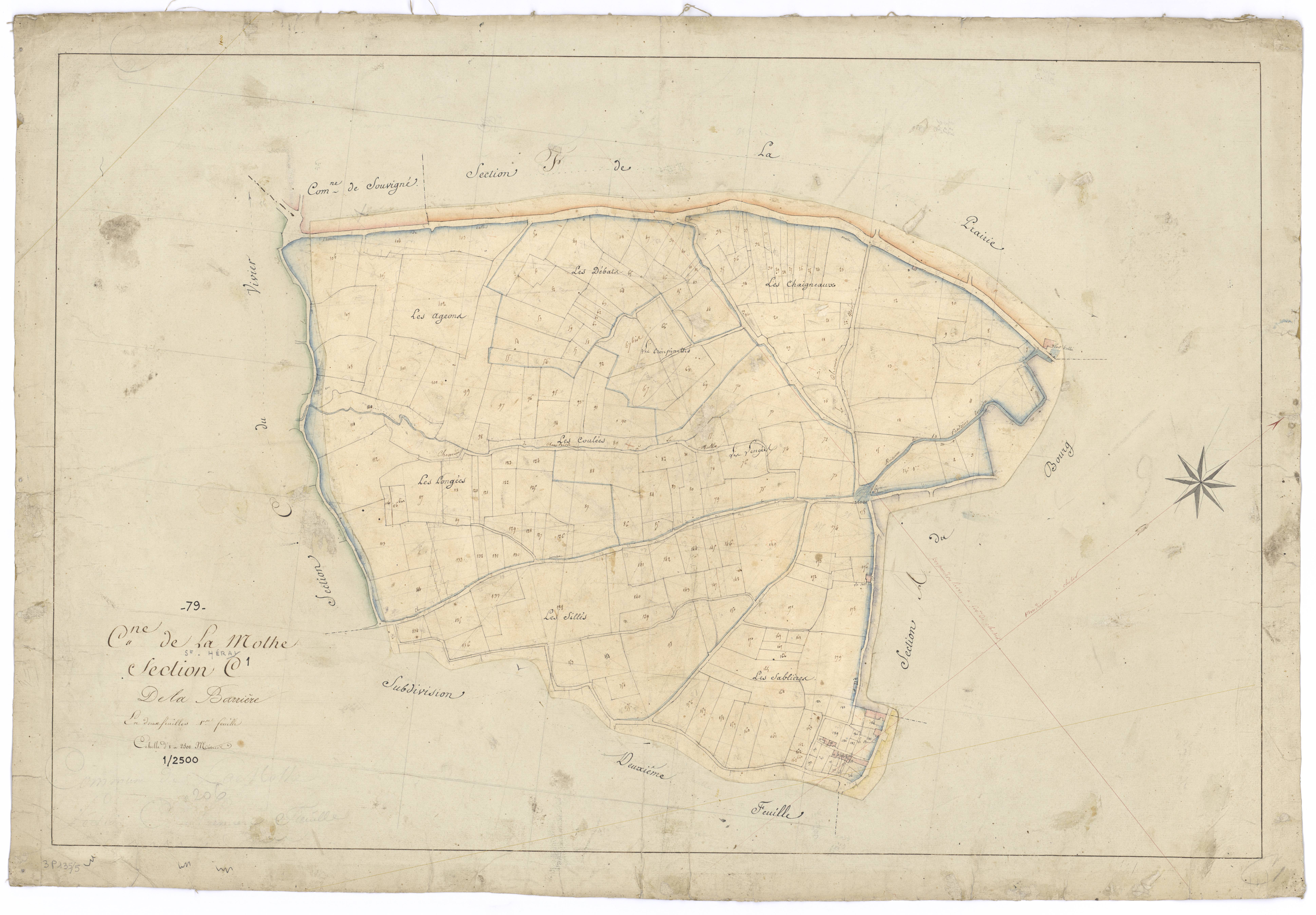 La Mothe-Saint-Héray - FRAD079_CADASTRE_NAPOLEONIEN Section C1 dite de la Varrière 