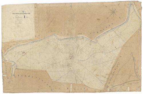 Moutiers-sous-Argenton - FRAD079_CADASTRE_NAPOLEONIEN Section I1 dite des Landes 
