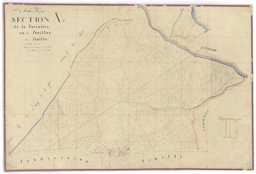 Moutiers-sous-Argenton - FRAD079_CADASTRE_NAPOLEONIEN Section A1dite de la Forinière 