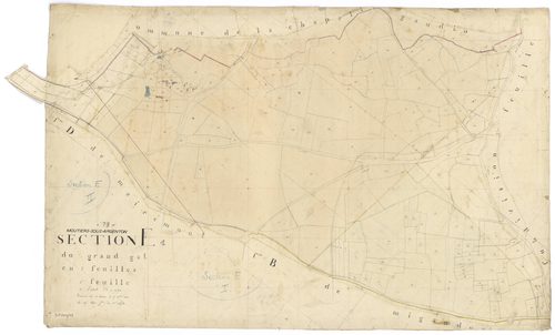 Moutiers-sous-Argenton - FRAD079_CADASTRE_NAPOLEONIEN Section E1 dite du Grand Gat 