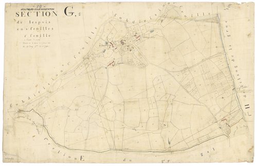 Moutiers-sous-Argenton - FRAD079_CADASTRE_NAPOLEONIEN Section G1 dite de Lespois 