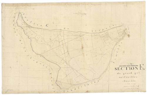Moutiers-sous-Argenton - FRAD079_CADASTRE_NAPOLEONIEN Section E2 dite du Grand Gat 