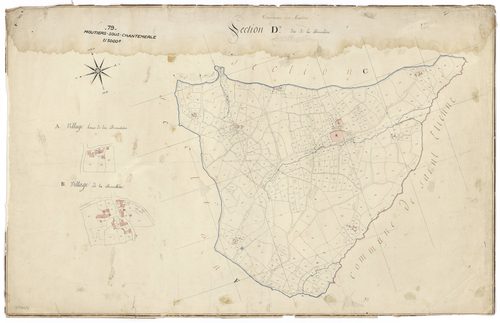 Moutiers-sous-Chantemerle - FRAD079_CADASTRE_NAPOLEONIEN Section D dite de la Bonnelière 