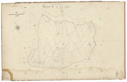 Moutiers-sous-Chantemerle - FRAD079_CADASTRE_NAPOLEONIEN Section C dite de la Géfardière 