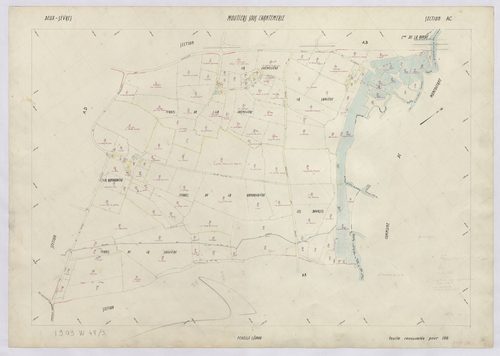 Moutiers-sous-Chantemerle - FRAD079_CADASTRE_RECENT Section AC 