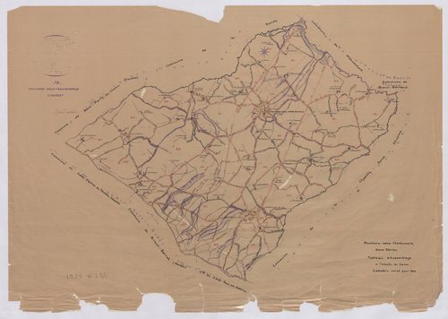 Moutiers-sous-Chantemerle - FRAD079_CADASTRE_RECENT Tableau d'assemblage 