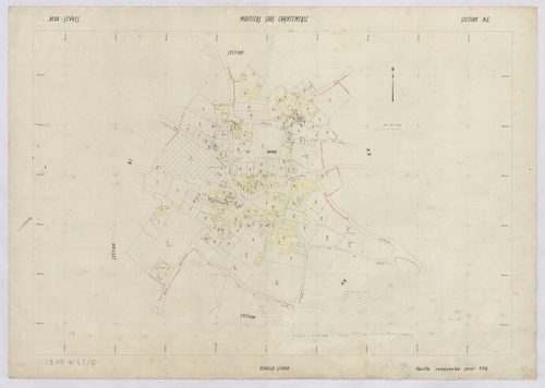 Moutiers-sous-Chantemerle - FRAD079_CADASTRE_RECENT Section AE 