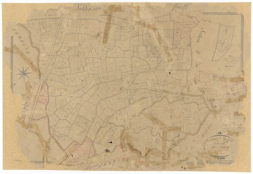 Nanteuil - FRAD079_CADASTRE_NAPOLEONIEN Section E1 dite du Bourg 